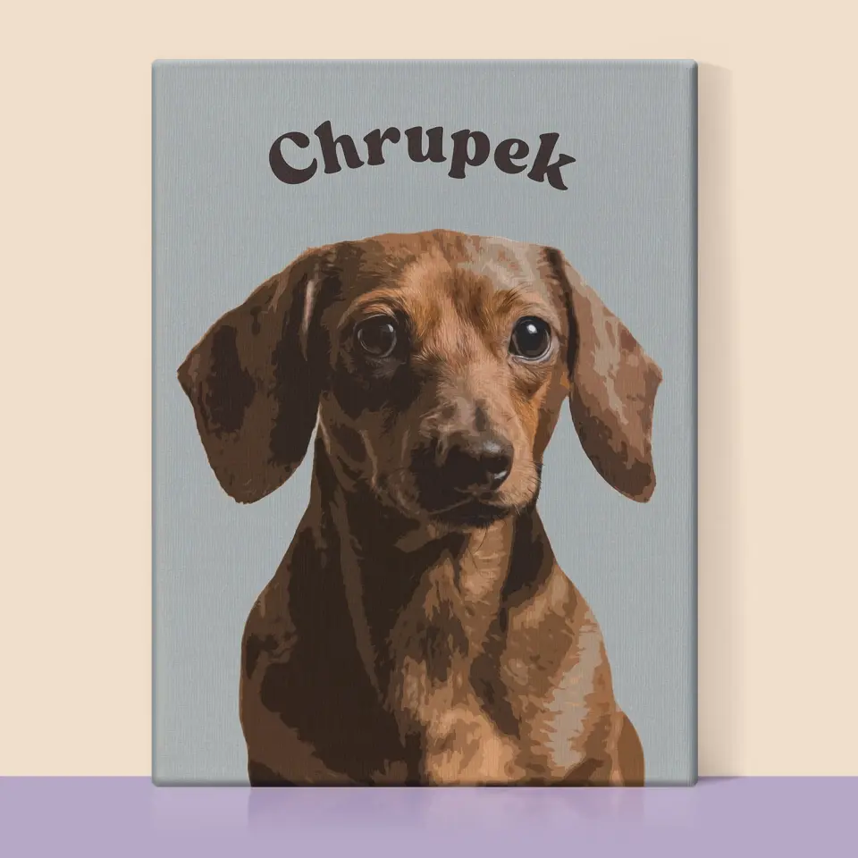 Portret Zwierzaka: Jamnik - Wydruk ze Zdjęciem Zwierzaka - Image 5