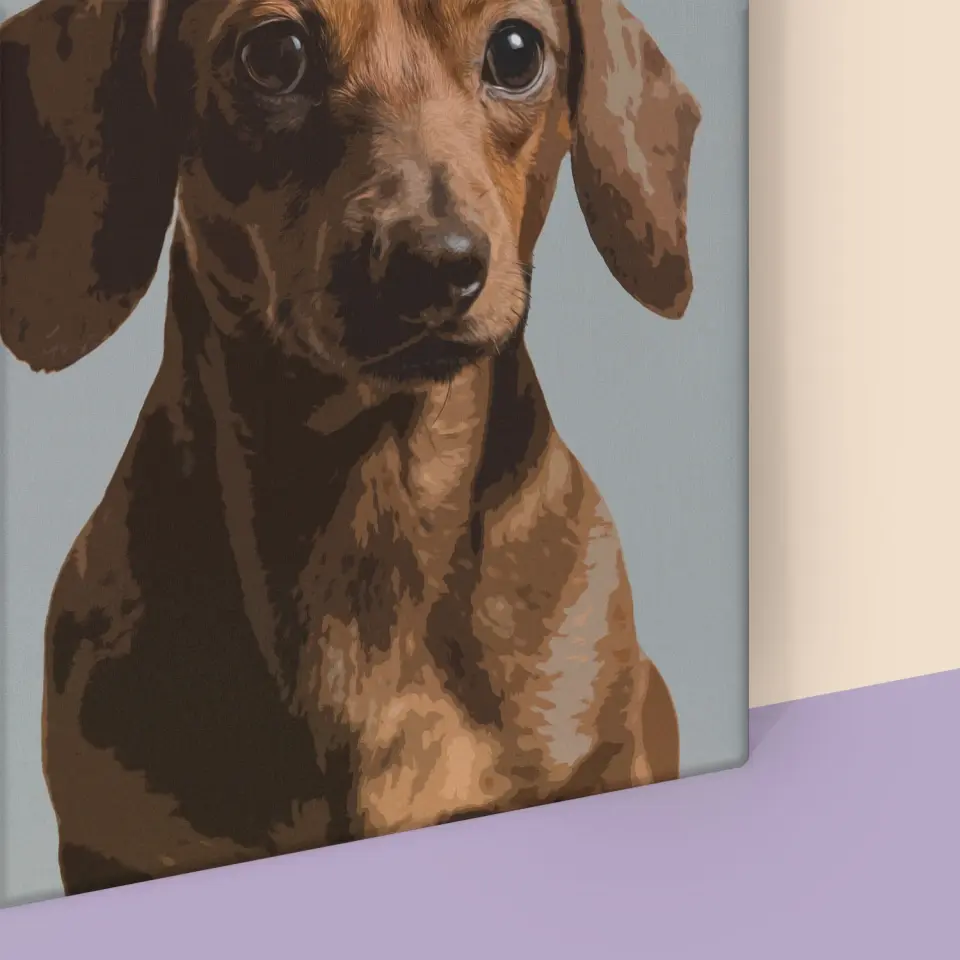 Portret Zwierzaka: Jamnik - Wydruk ze Zdjęciem Zwierzaka - Image 6