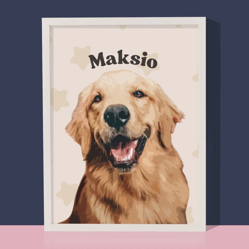 Portret Zwierzaka: Labrador - Wydruk ze Zdjęciem Zwierzaka - Image 4