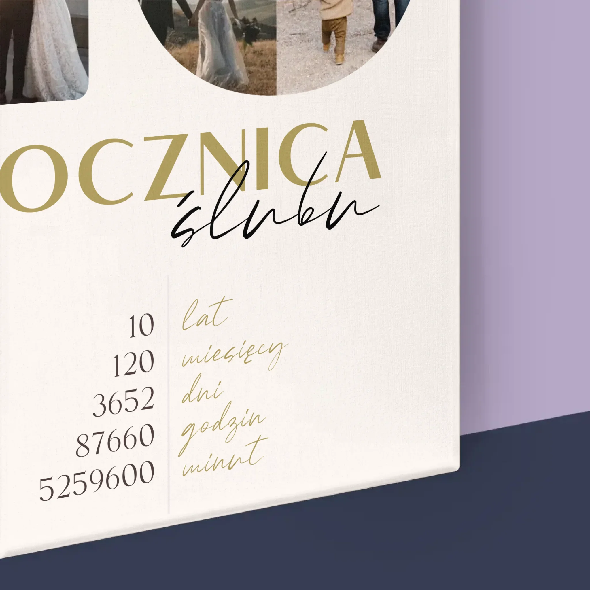 Słowo Ze Zdjęć: 10 Rocznica Ślubu - Wydruk Obramowany - Image 16