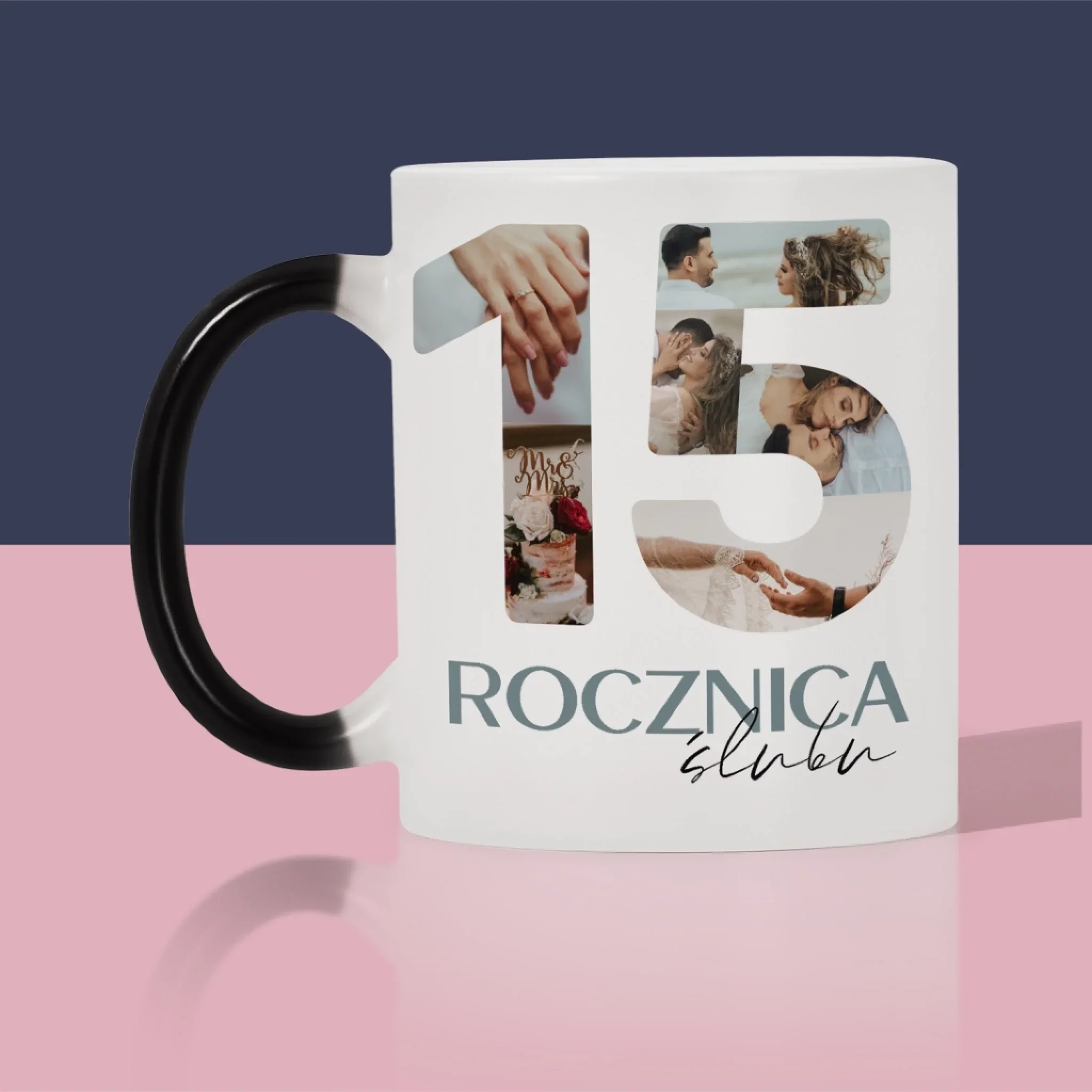 Słowo Ze Zdjęć: 15 Rocznica Ślubu - Kubek z Nadrukiem - Image 7