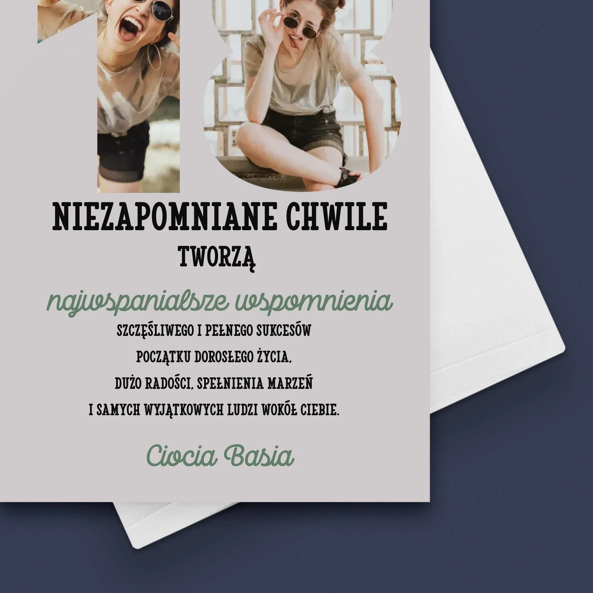 Słowo Ze Zdjęć: 18 Urodziny - Kartka z Życzeniami - Image 4