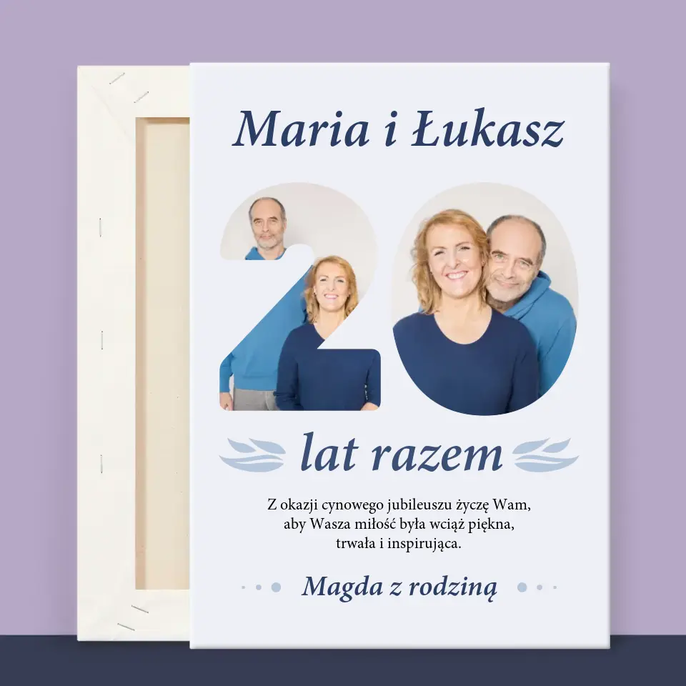 Słowo Ze Zdjęć: 20 Lat Razem - Wydruk Obramowany - Image 13