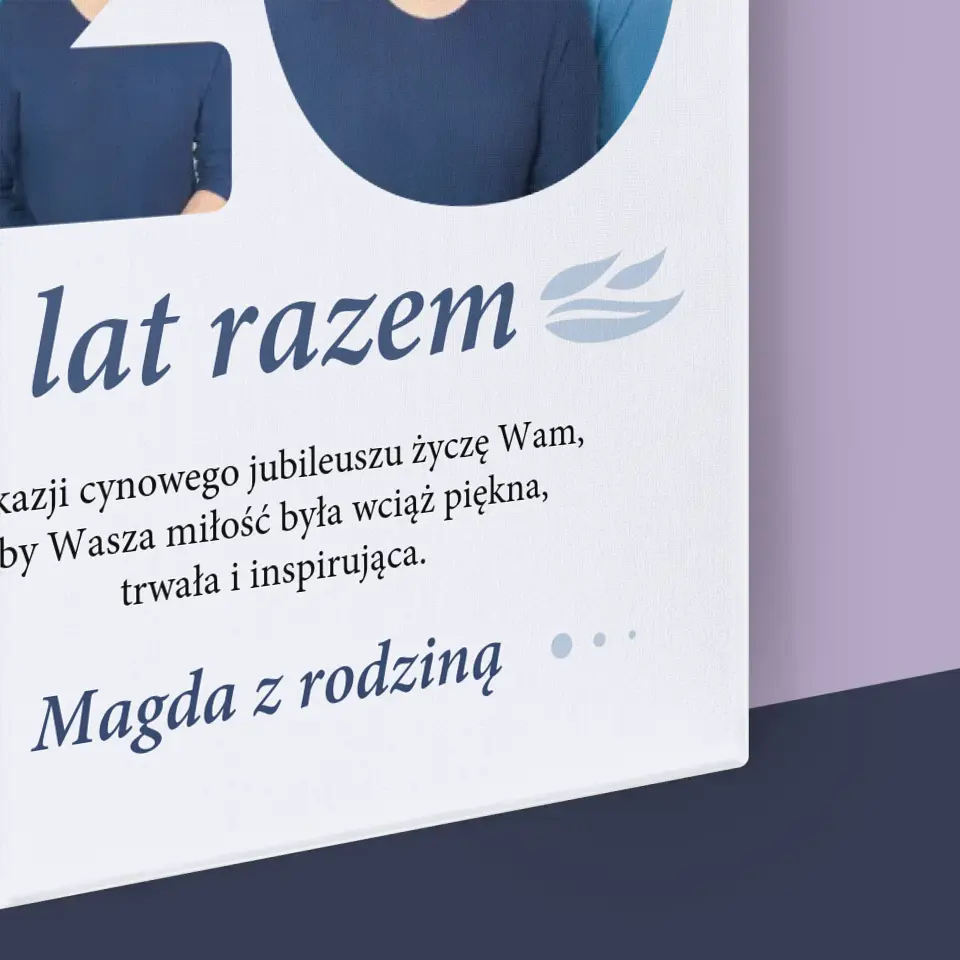 Słowo Ze Zdjęć: 20 Lat Razem - Wydruk Obramowany - Image 16