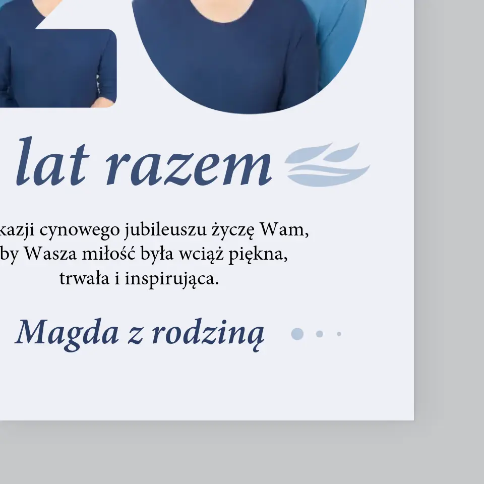 Słowo Ze Zdjęć: 20 Lat Razem - Wydruk Obramowany - Image 4