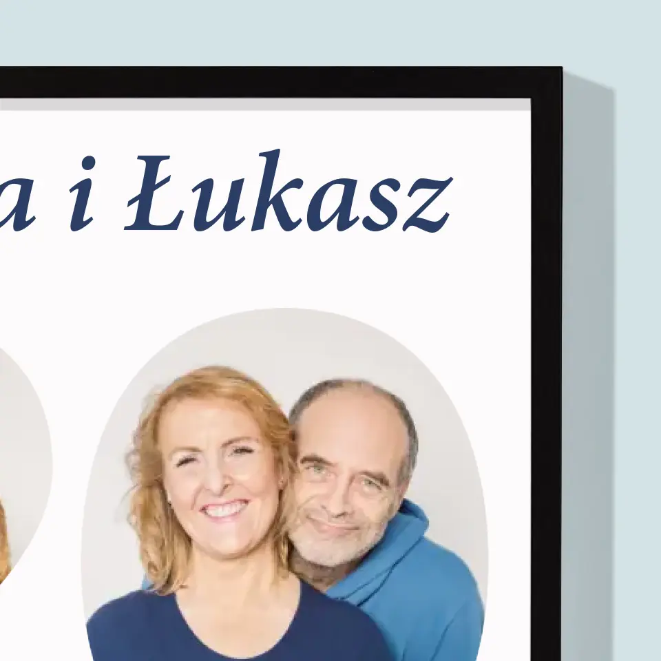 Słowo Ze Zdjęć: 20 Lat Razem - Wydruk Obramowany - Image 6