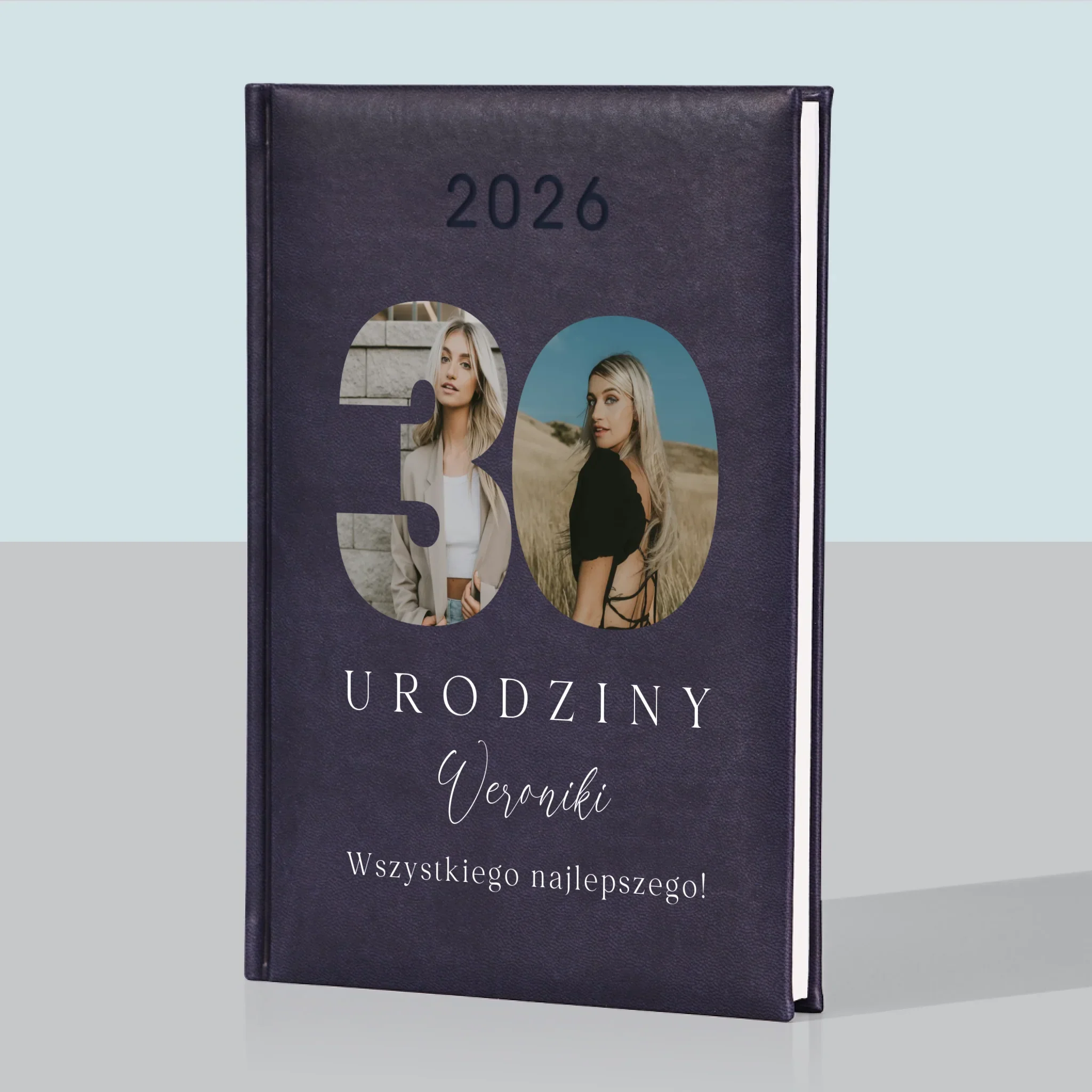 Słowo Ze Zdjęć: 30 Urodziny Podpis - Kalendarz Książkowy