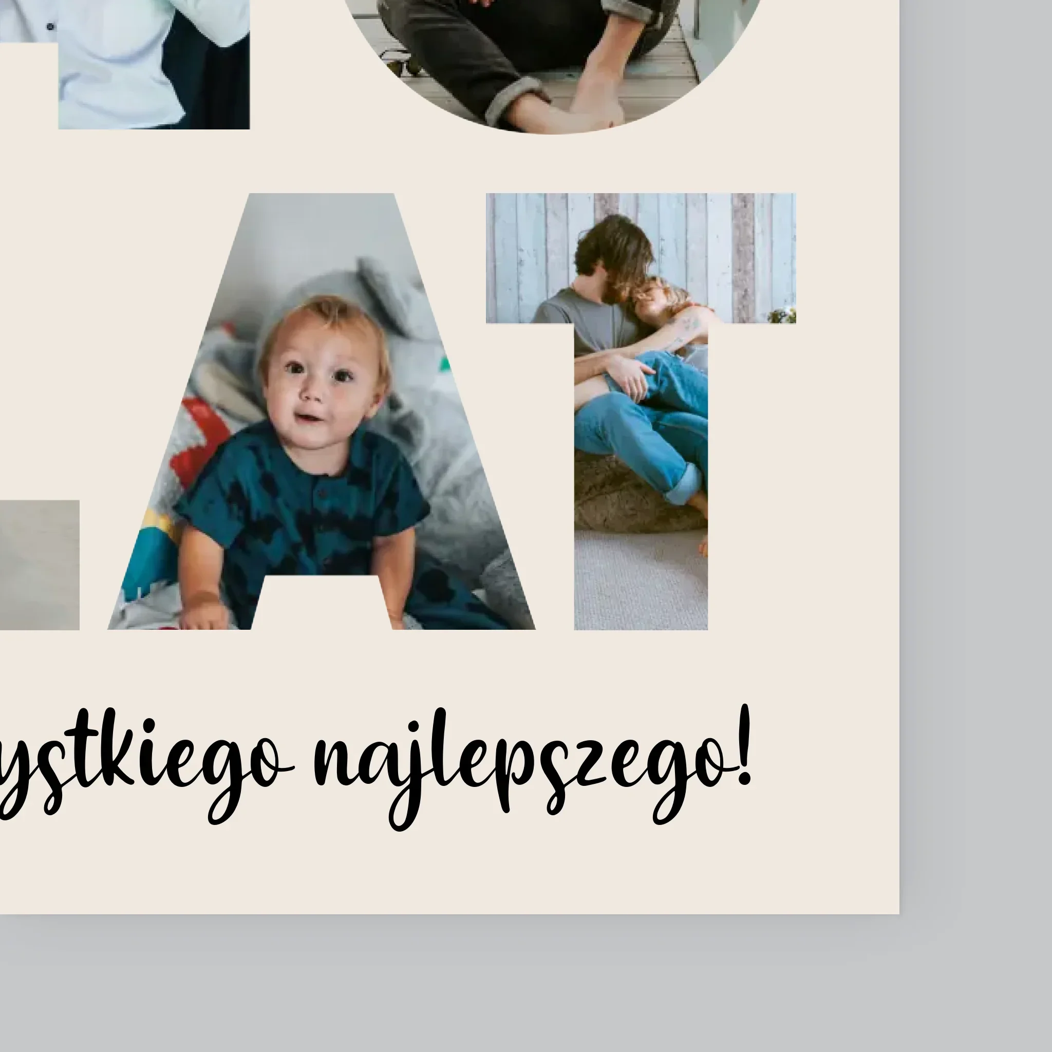 Słowo Ze Zdjęć: 40 Lat - Wydruk Obramowany - Image 4