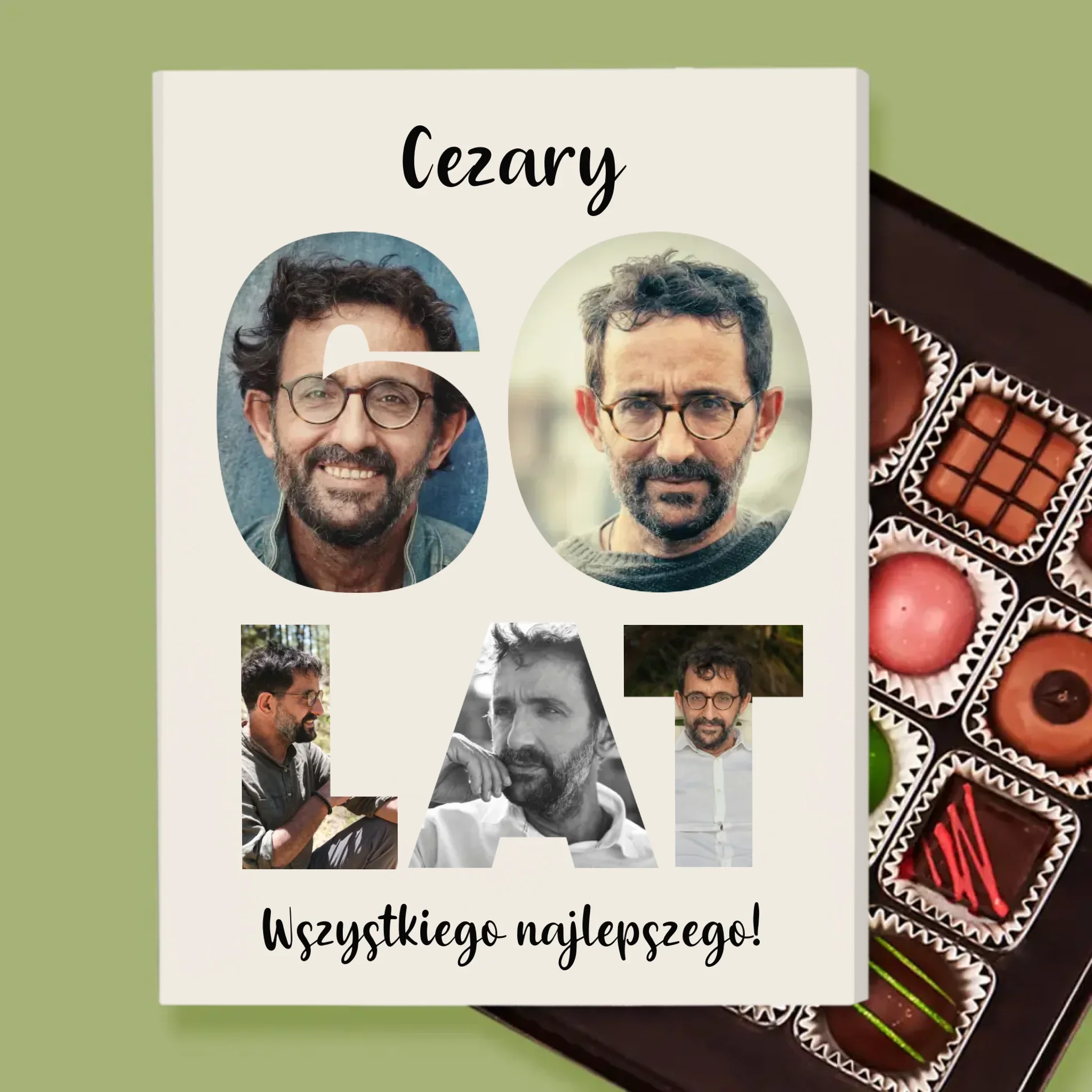 Słowo Ze Zdjęć: 60 Lat - Personalizowane Praliny - Image 2