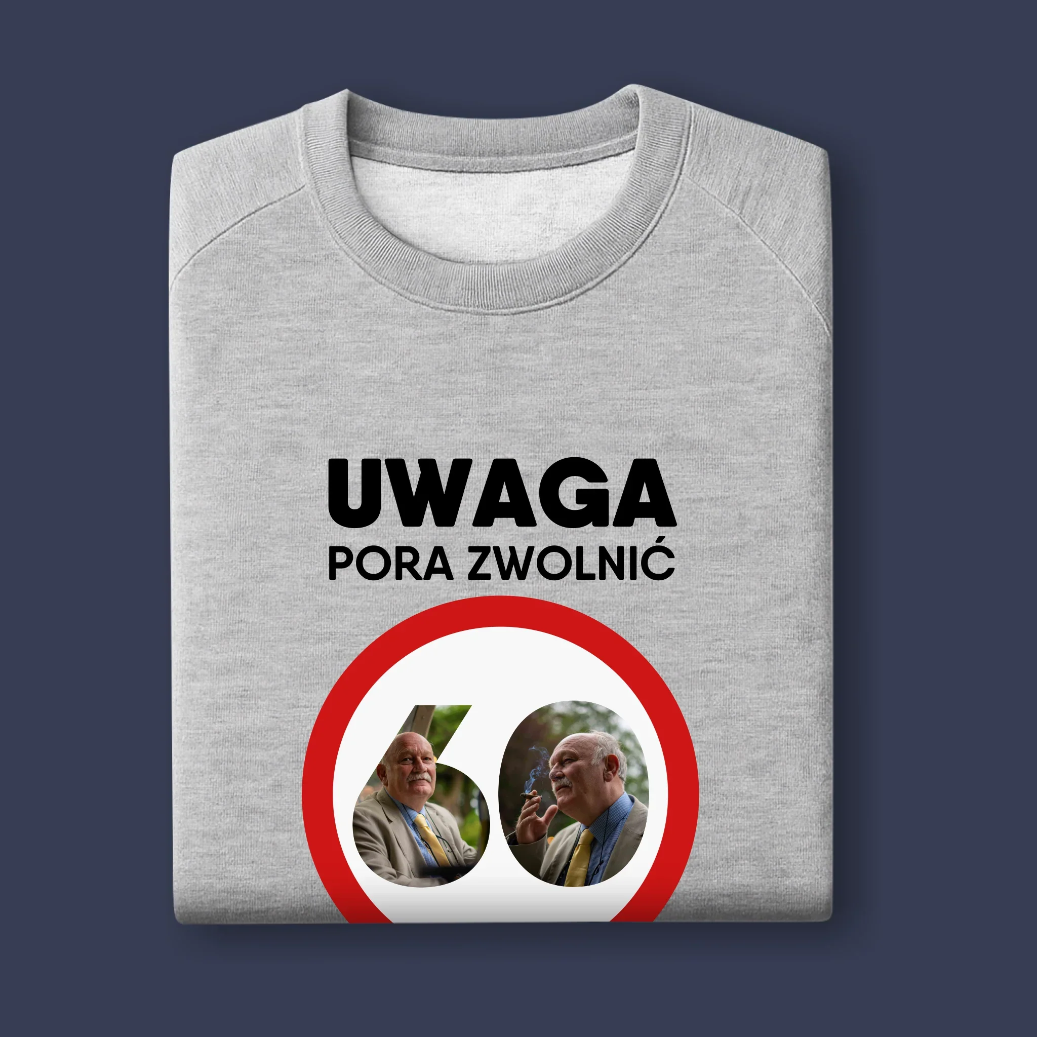 Słowo Ze Zdjęć: 60 Pora Zwolnić - Bluza Męska z Kapturem - Image 11