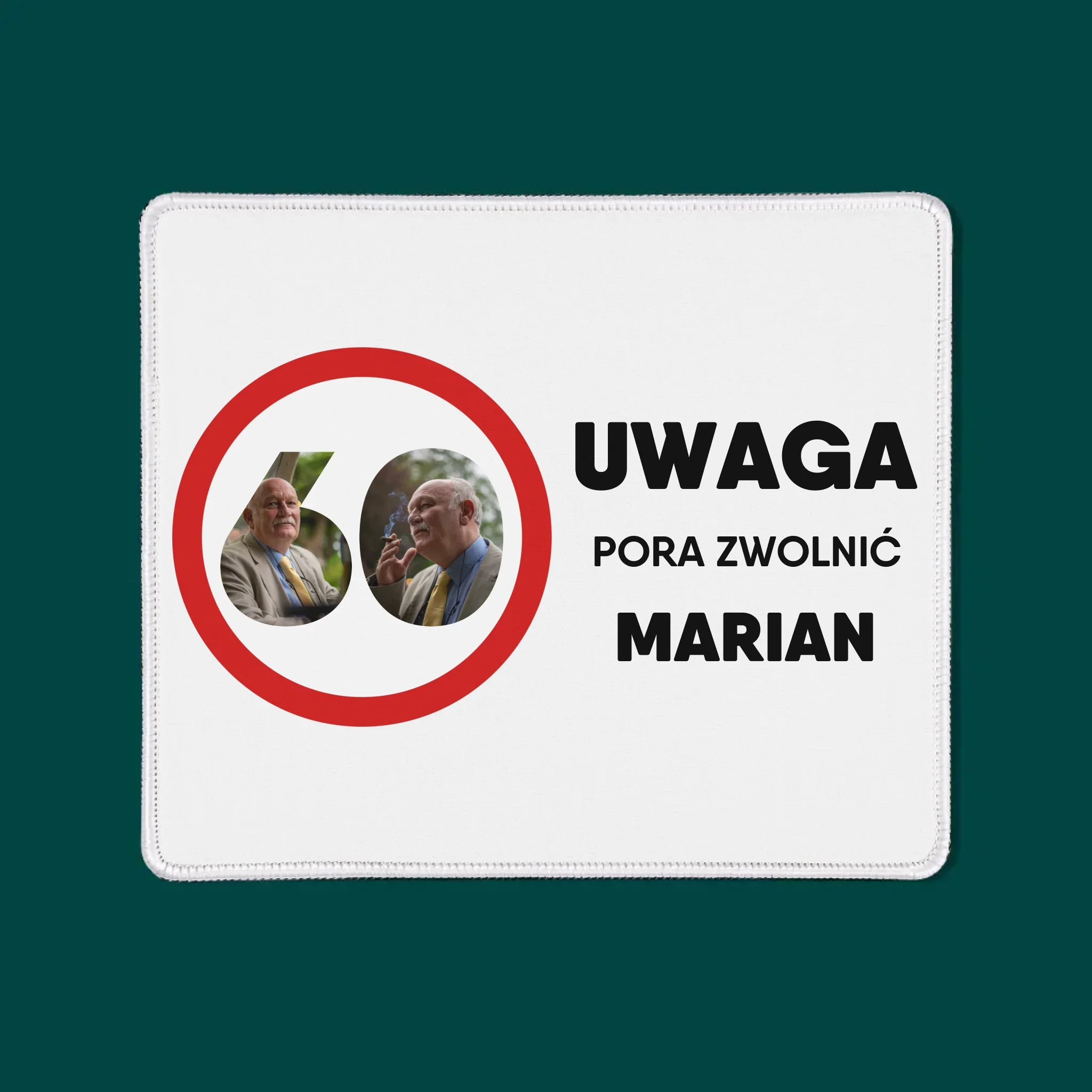 Słowo Ze Zdjęć: 60 Pora Zwolnić - Podkładka Pod Myszkę - Image 3