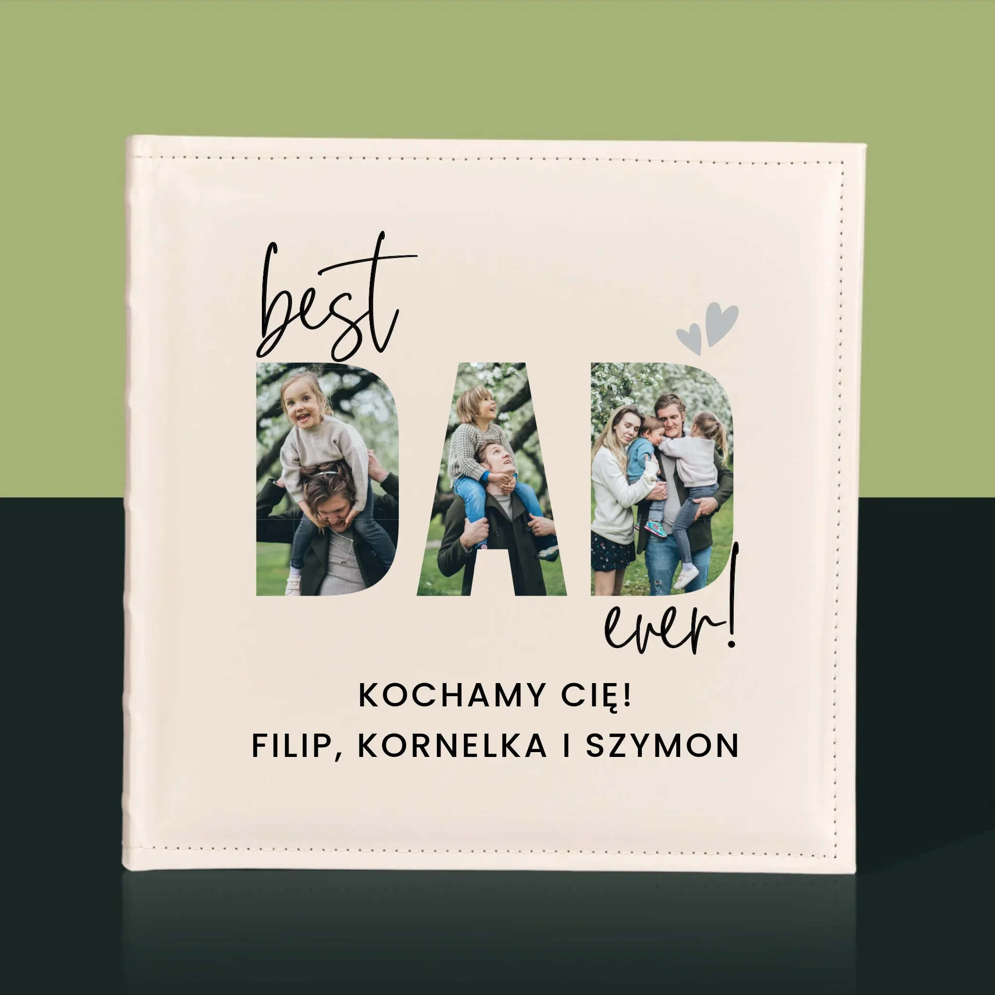 Słowo Ze Zdjęć: Best Dad Ever Z Podpisem - Album Na Zdjęcia