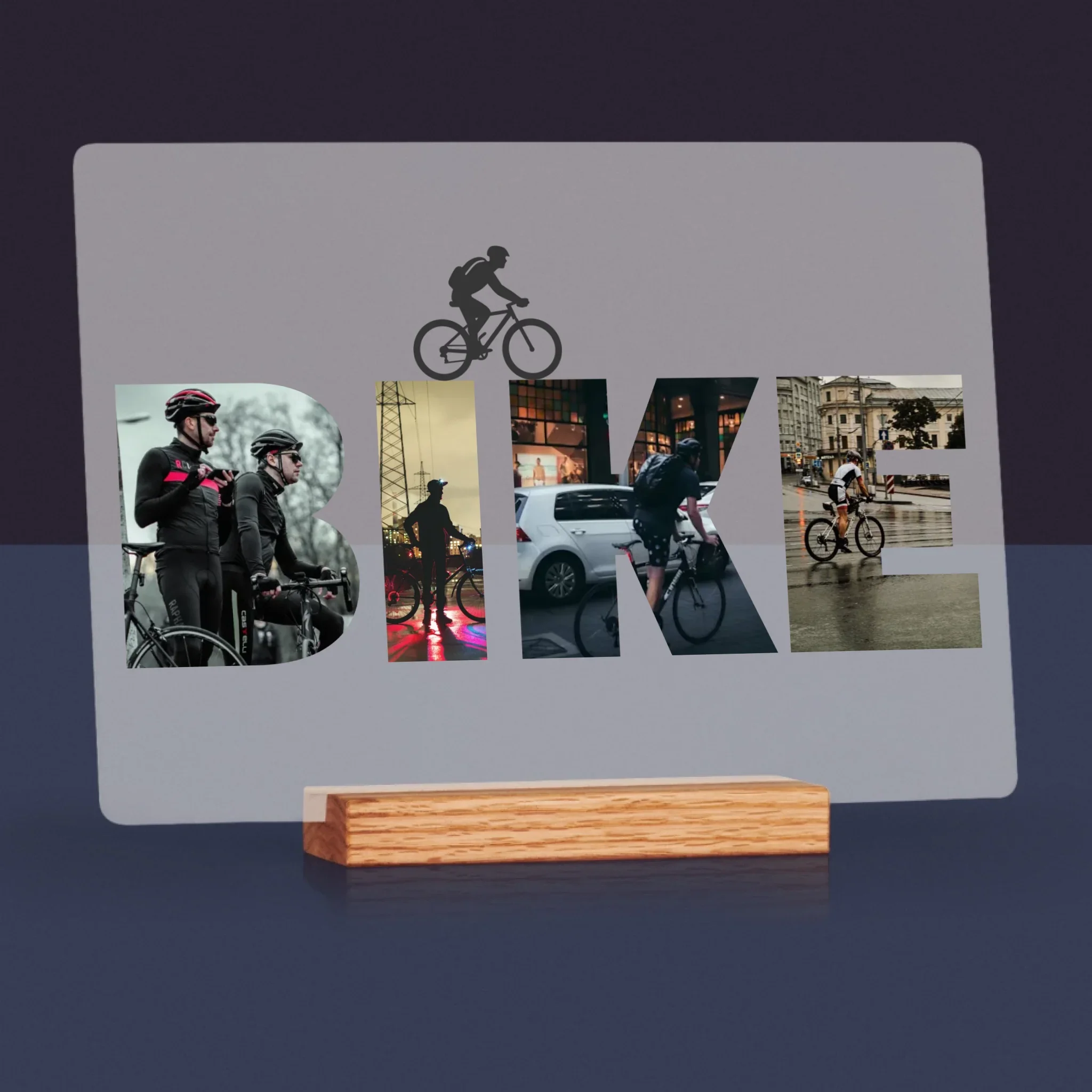 Słowo Ze Zdjęć: Bike - Wydruk Na Szkle Akrylowym - Image 4