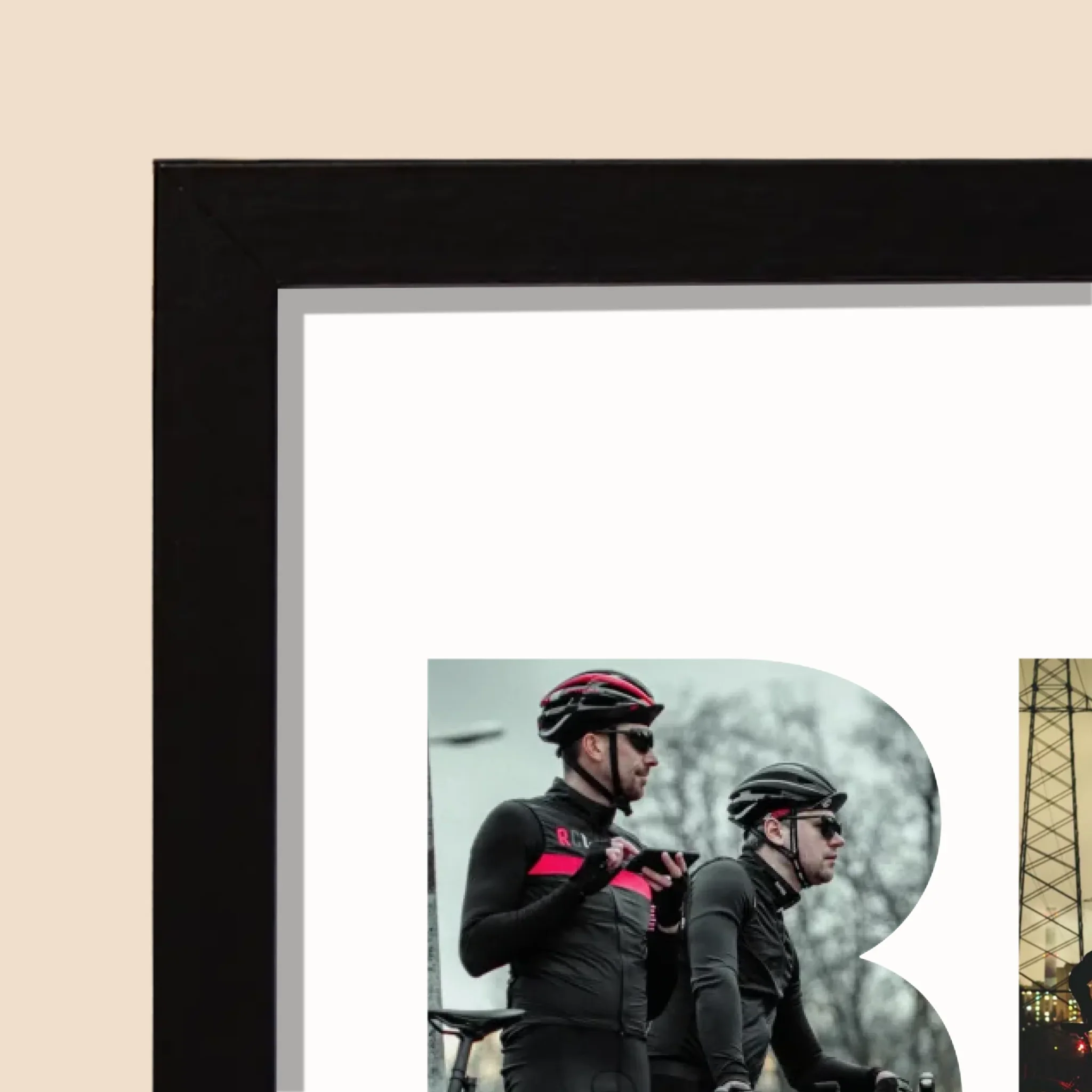 Słowo Ze Zdjęć: Bike - Wydruk Obramowany 20X40 - Image 3