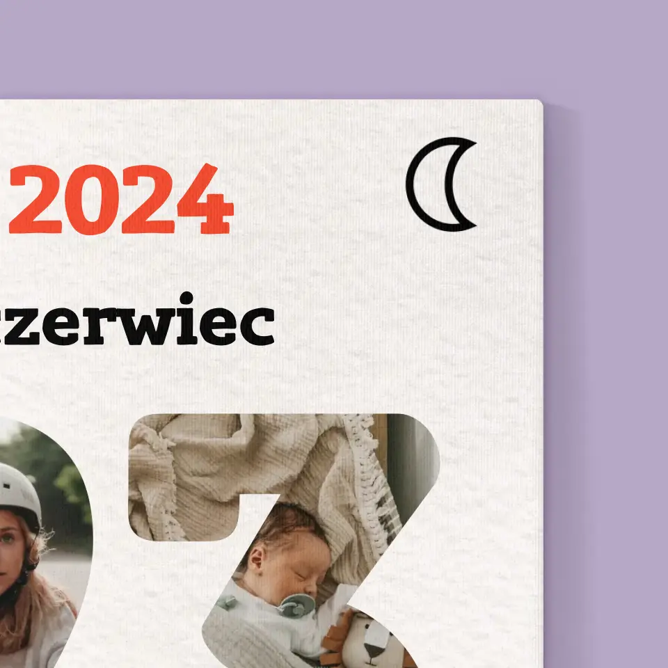 Słowo Ze Zdjęć: Dzień Ojca Kartka Z Kalendarza - Wydruk Obramowany - Image 14
