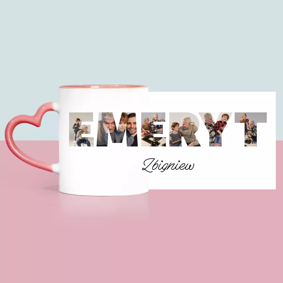 Słowo Ze Zdjęć: Emeryt - Kubek z Nadrukiem - Image 10