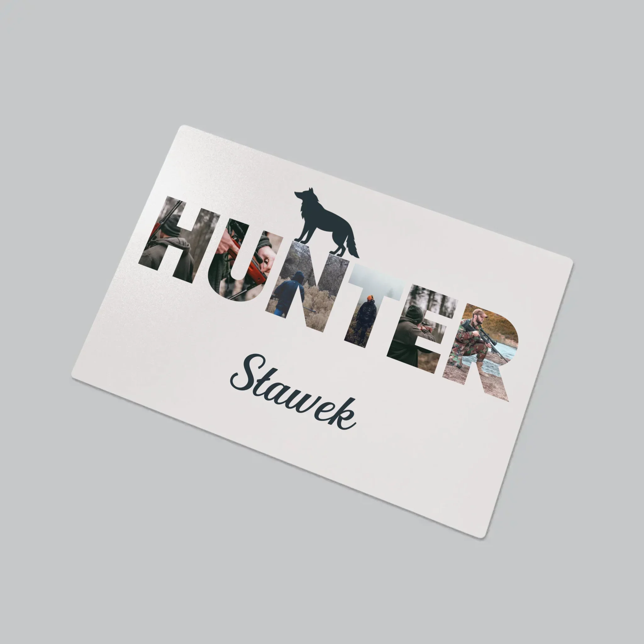Słowo Ze Zdjęć: Hunter - Podkładka Na Biurko