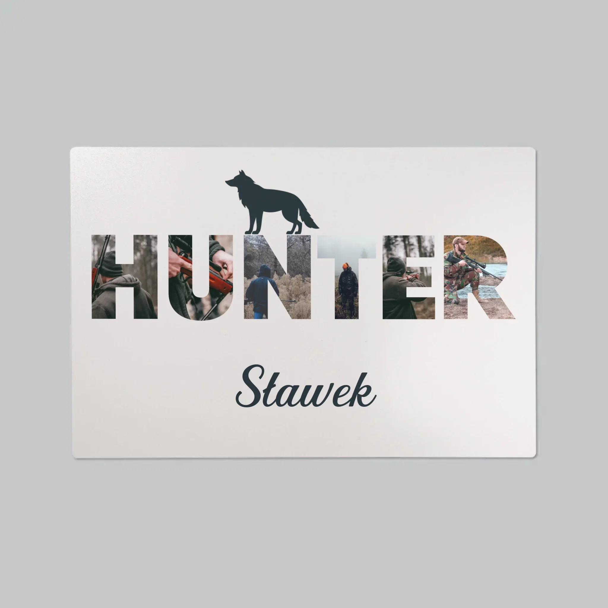 Słowo Ze Zdjęć: Hunter - Podkładka Na Biurko - Image 2