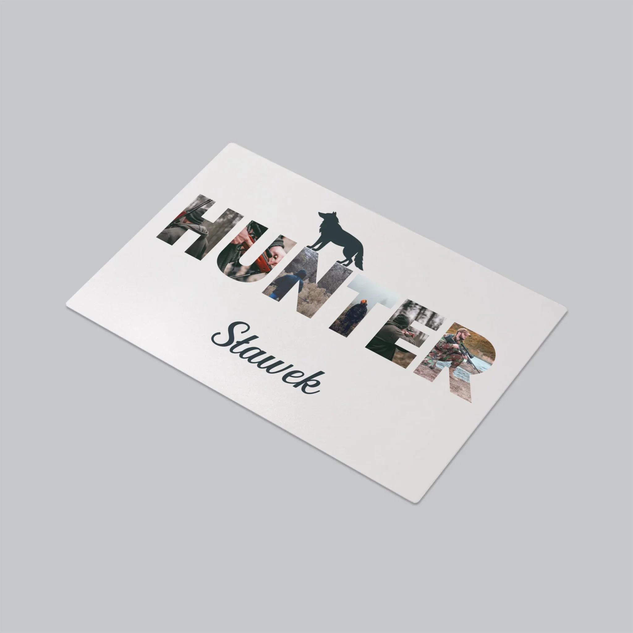 Słowo Ze Zdjęć: Hunter - Podkładka Na Biurko - Image 3