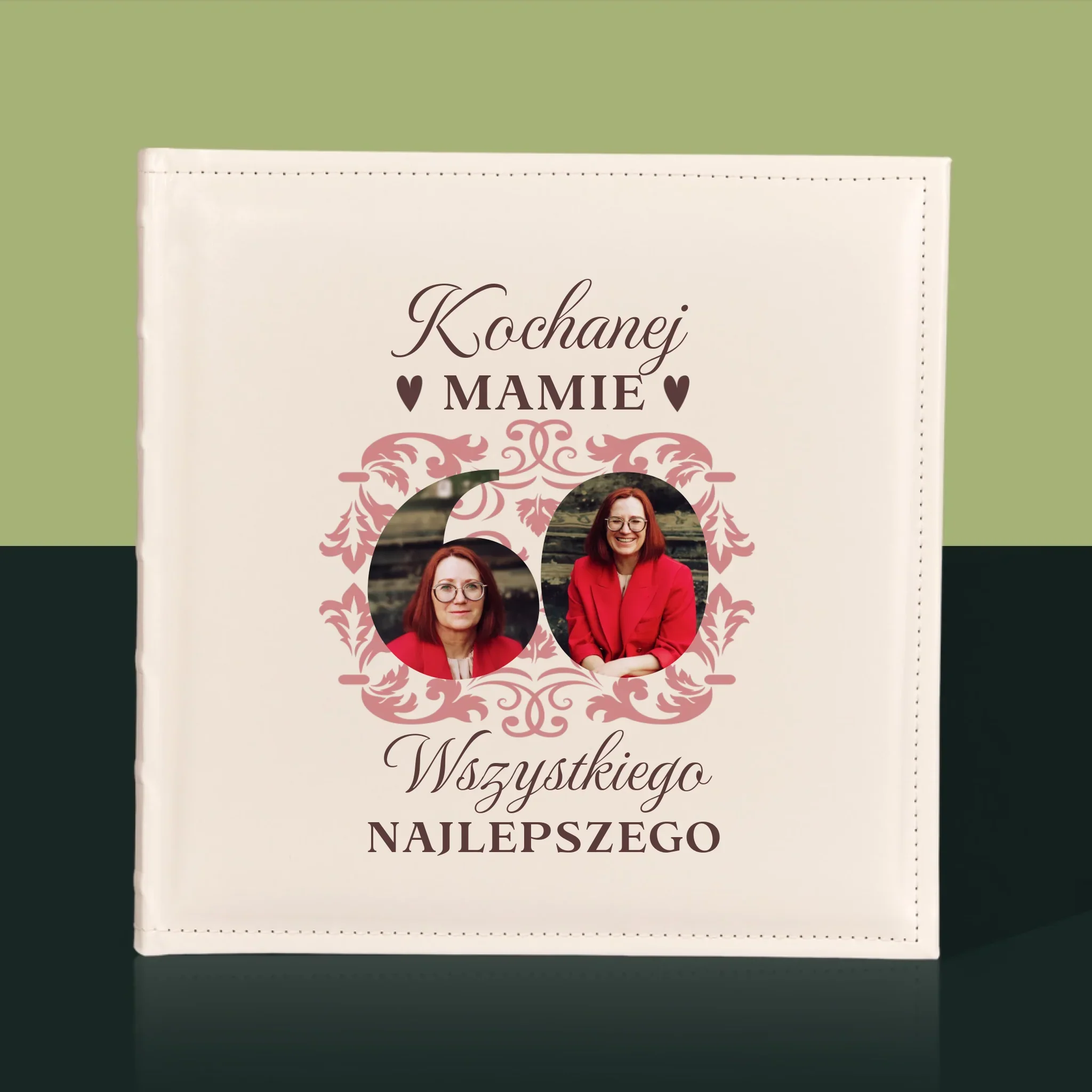 Słowo Ze Zdjęć: Kochanej Mamie z Okazji 60 Urodzin - Album Na Zdjęcia