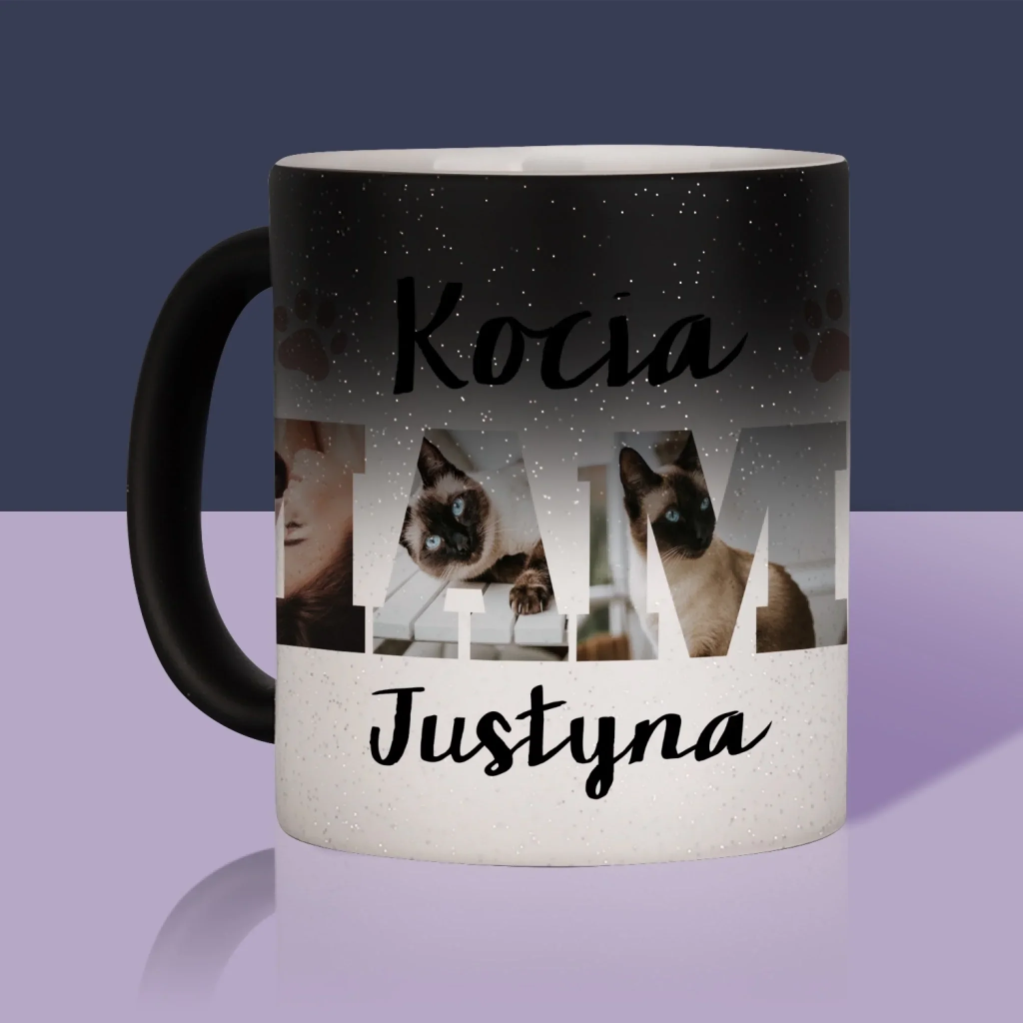 Słowo Ze Zdjęć: Kocia Mama - Kubek z Nadrukiem - Image 11