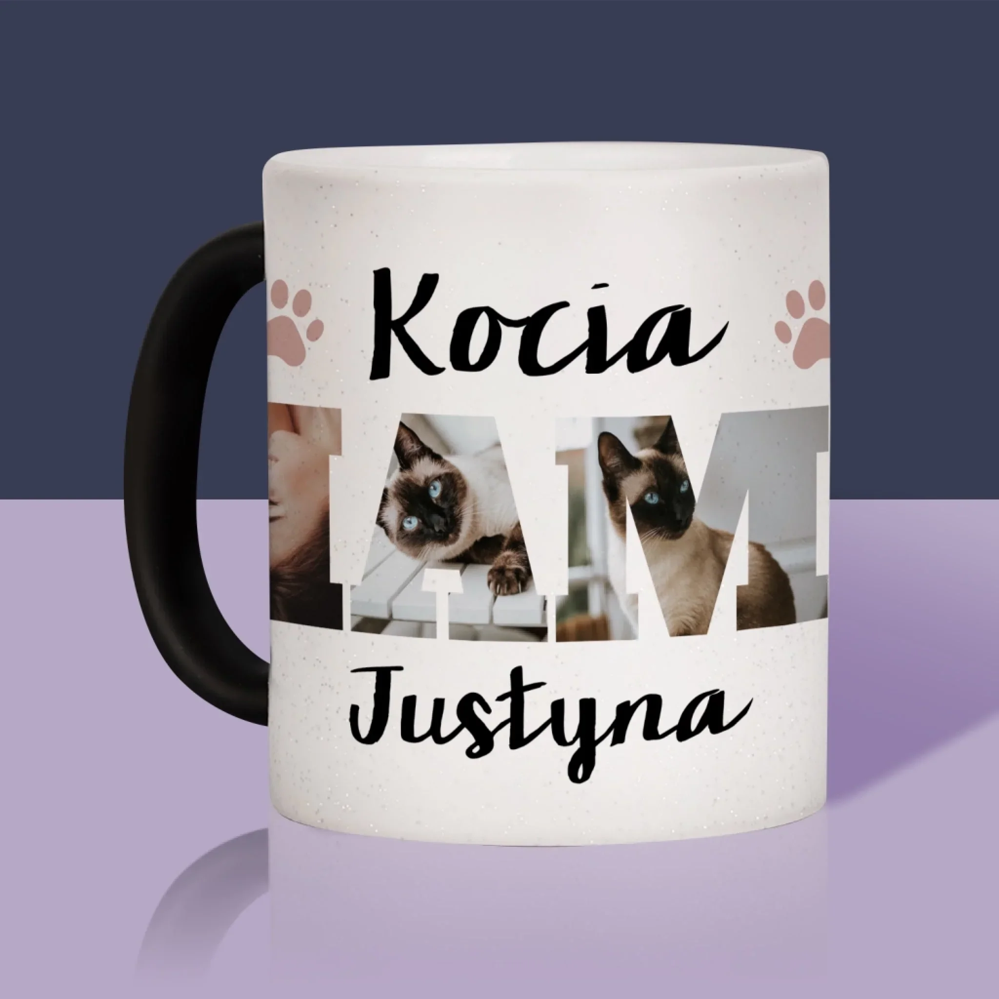 Słowo Ze Zdjęć: Kocia Mama - Kubek z Nadrukiem - Image 12