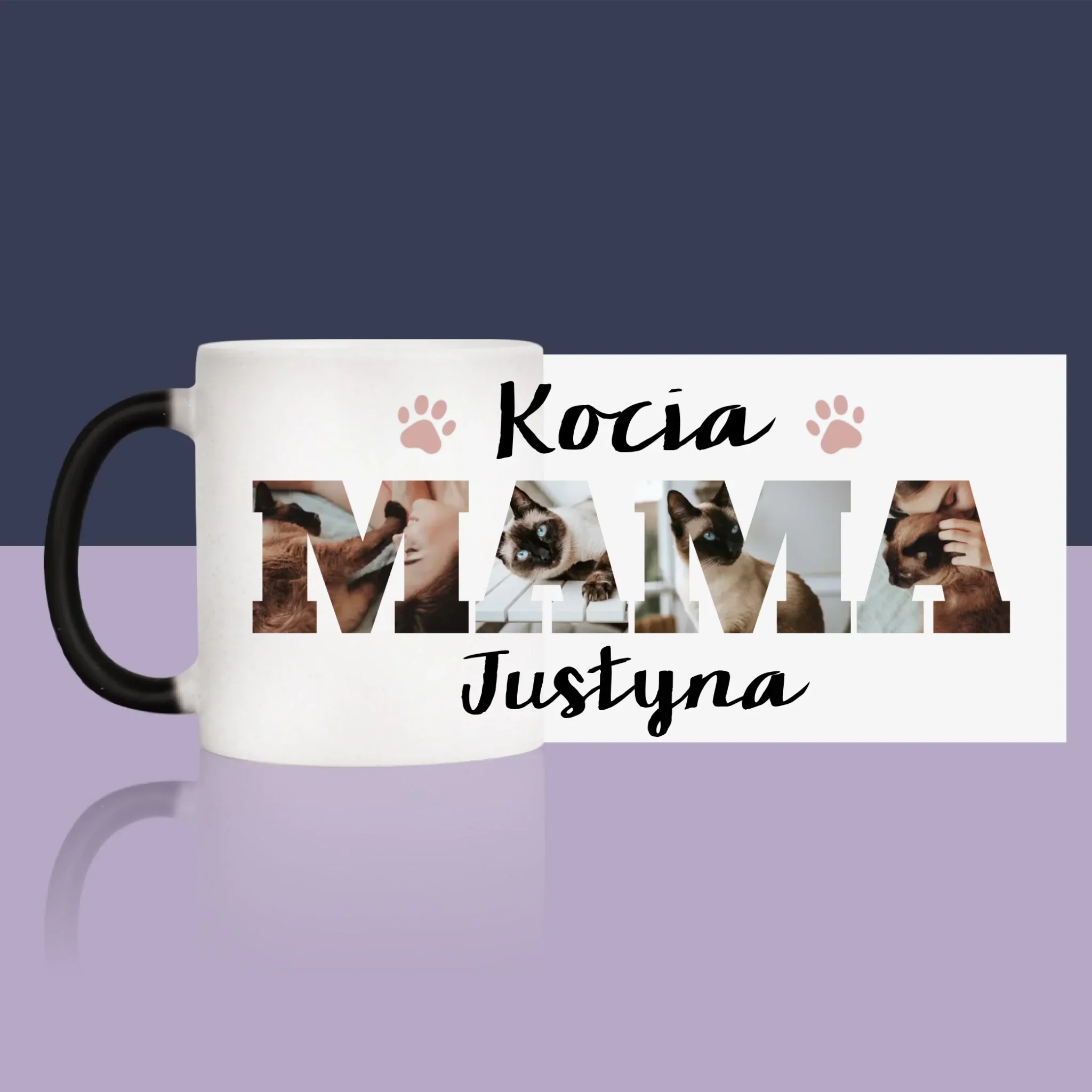 Słowo Ze Zdjęć: Kocia Mama - Kubek z Nadrukiem - Image 13