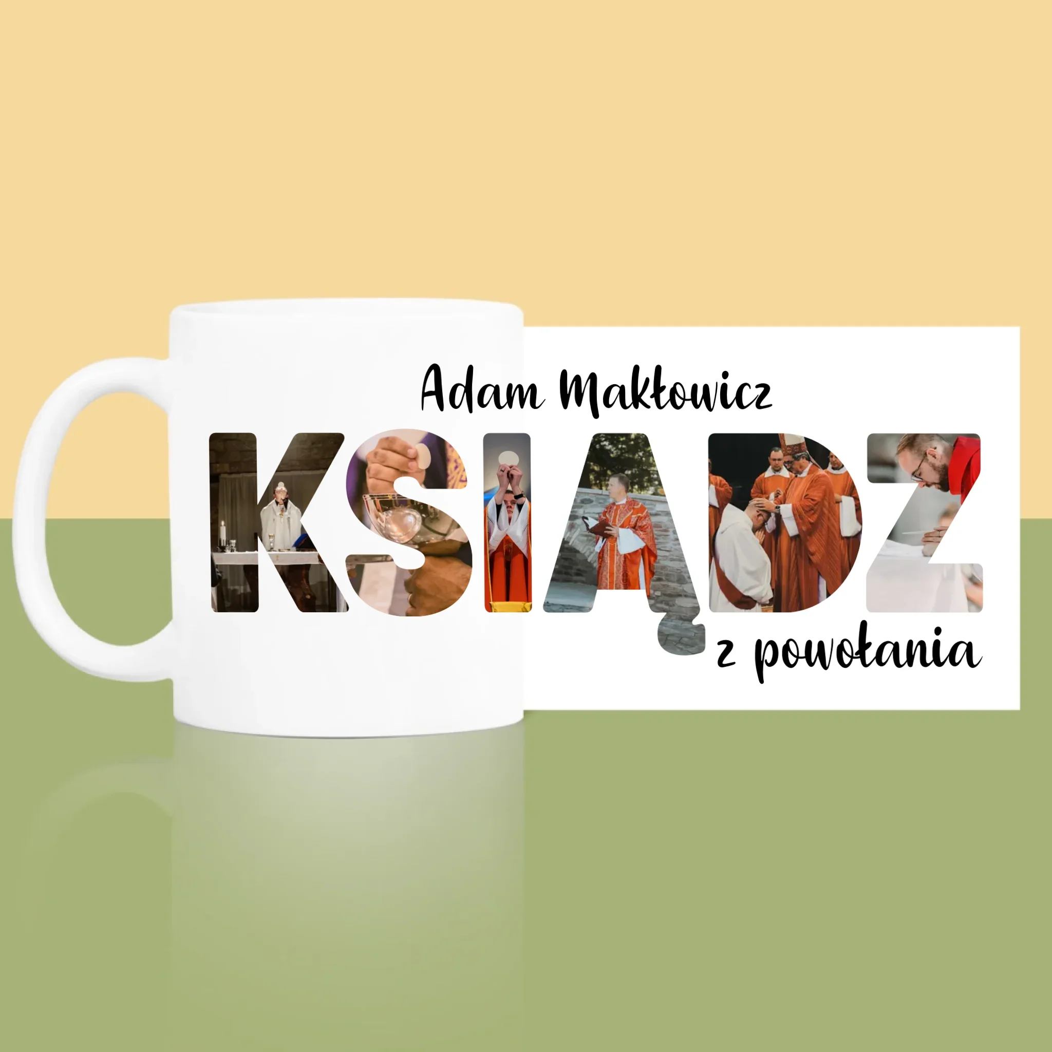 Słowo Ze Zdjęć: Ksiądz z Powołania - Kubek z Nadrukiem - Image 4