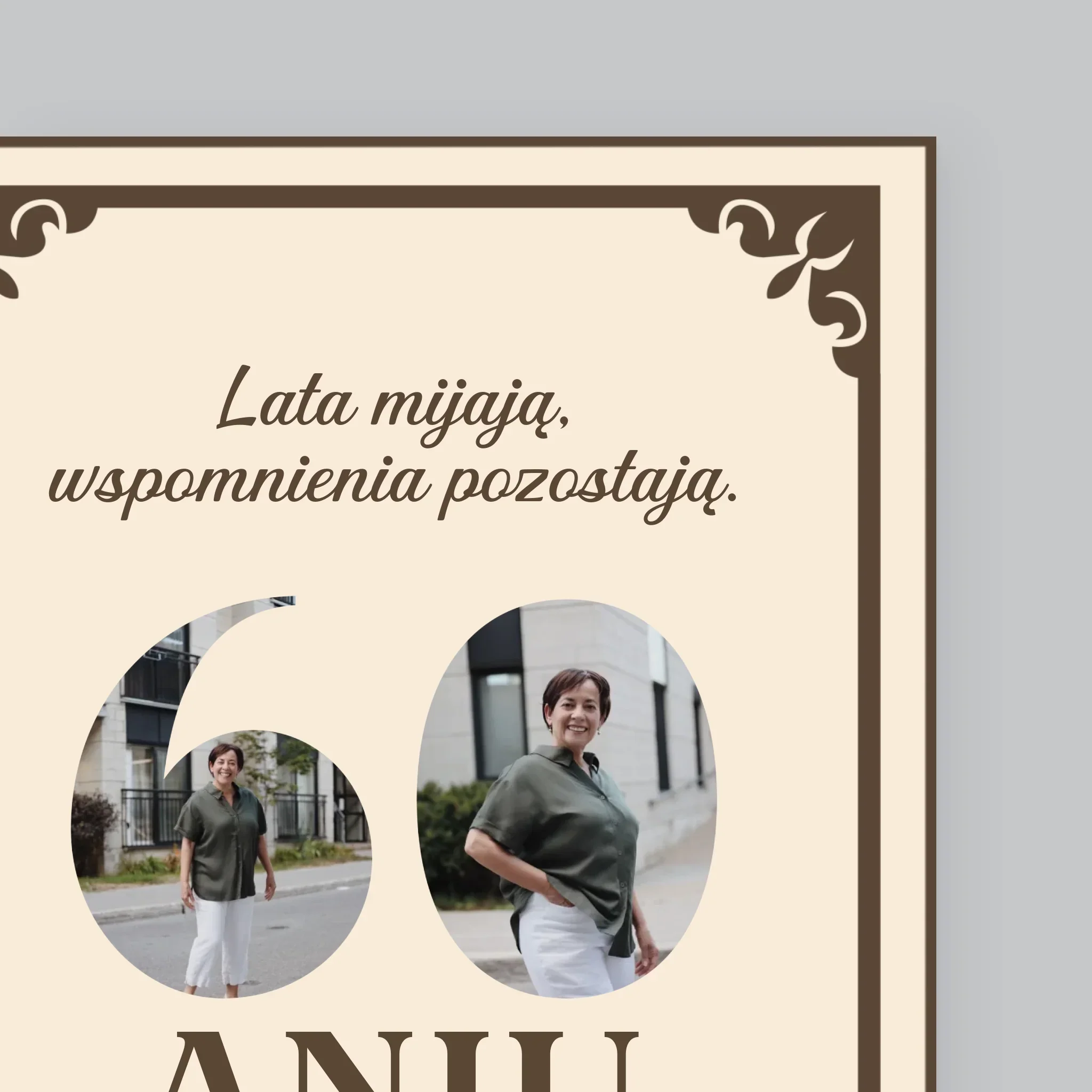 Słowo Ze Zdjęć: Lata Mijają - Wydruk Obramowany - Image 10