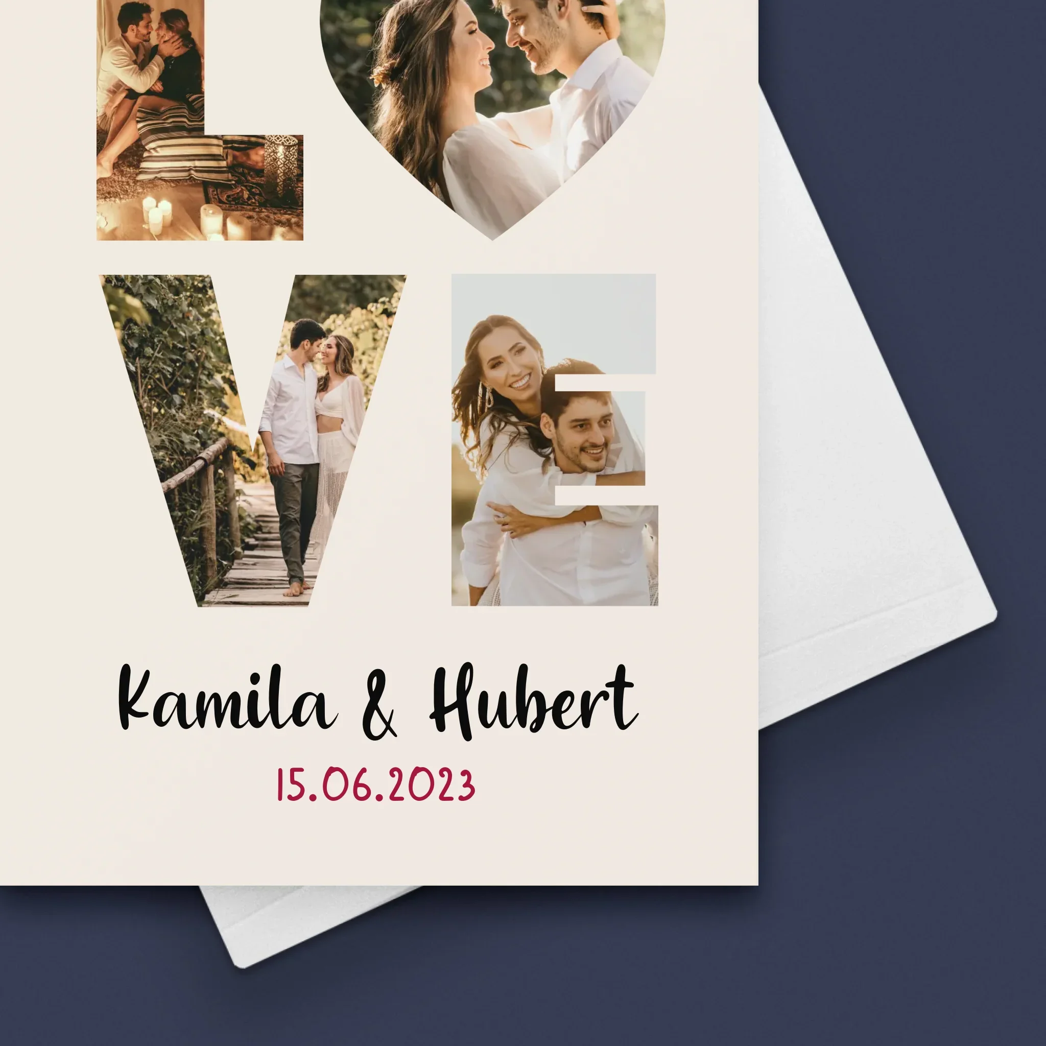 Słowo Ze Zdjęć: Love - Kartka z Życzeniami - Image 4