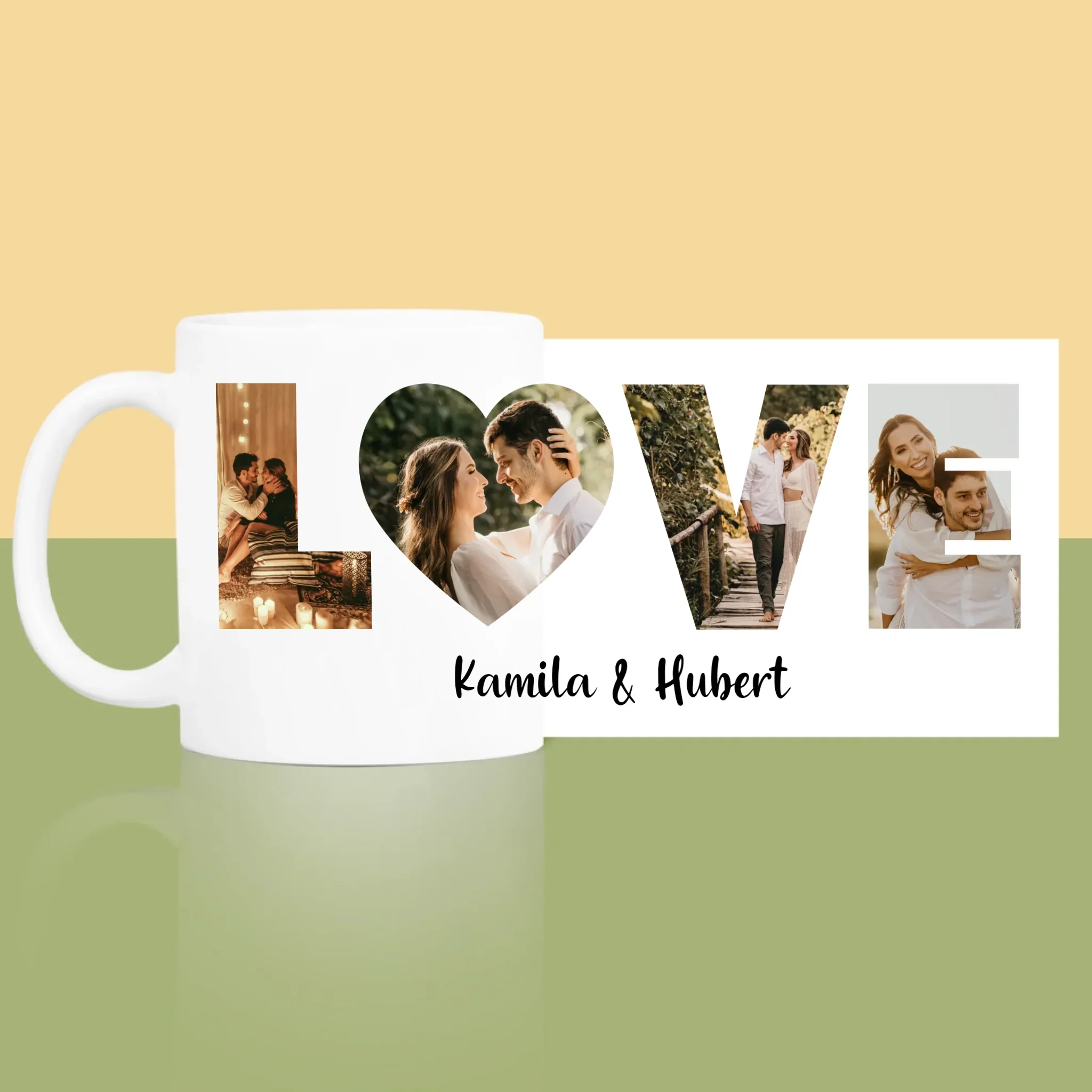 Słowo Ze Zdjęć: Love - Kubek z Nadrukiem - Image 4