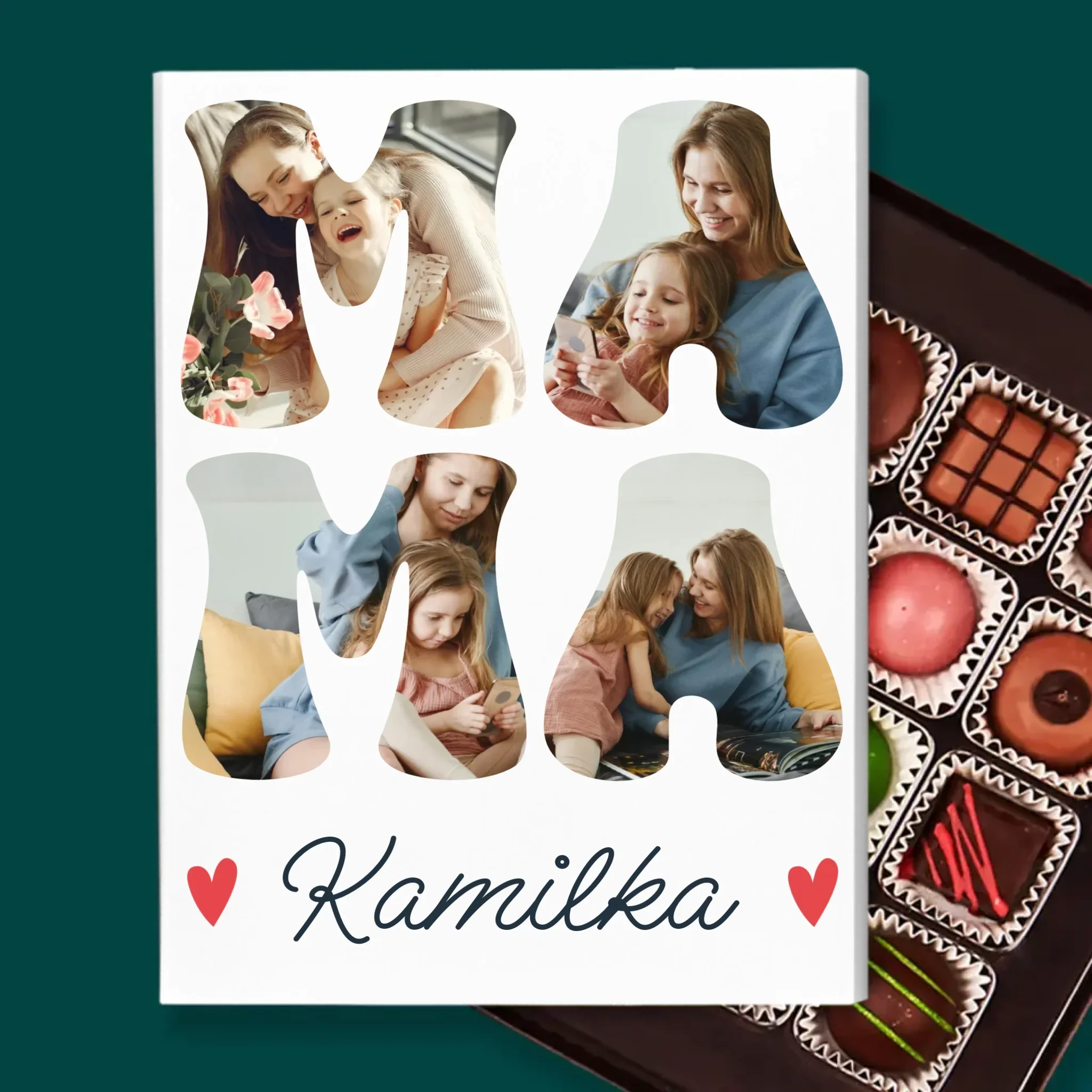 Słowo Ze Zdjęć: Mama Imię - Personalizowane Praliny - Image 2