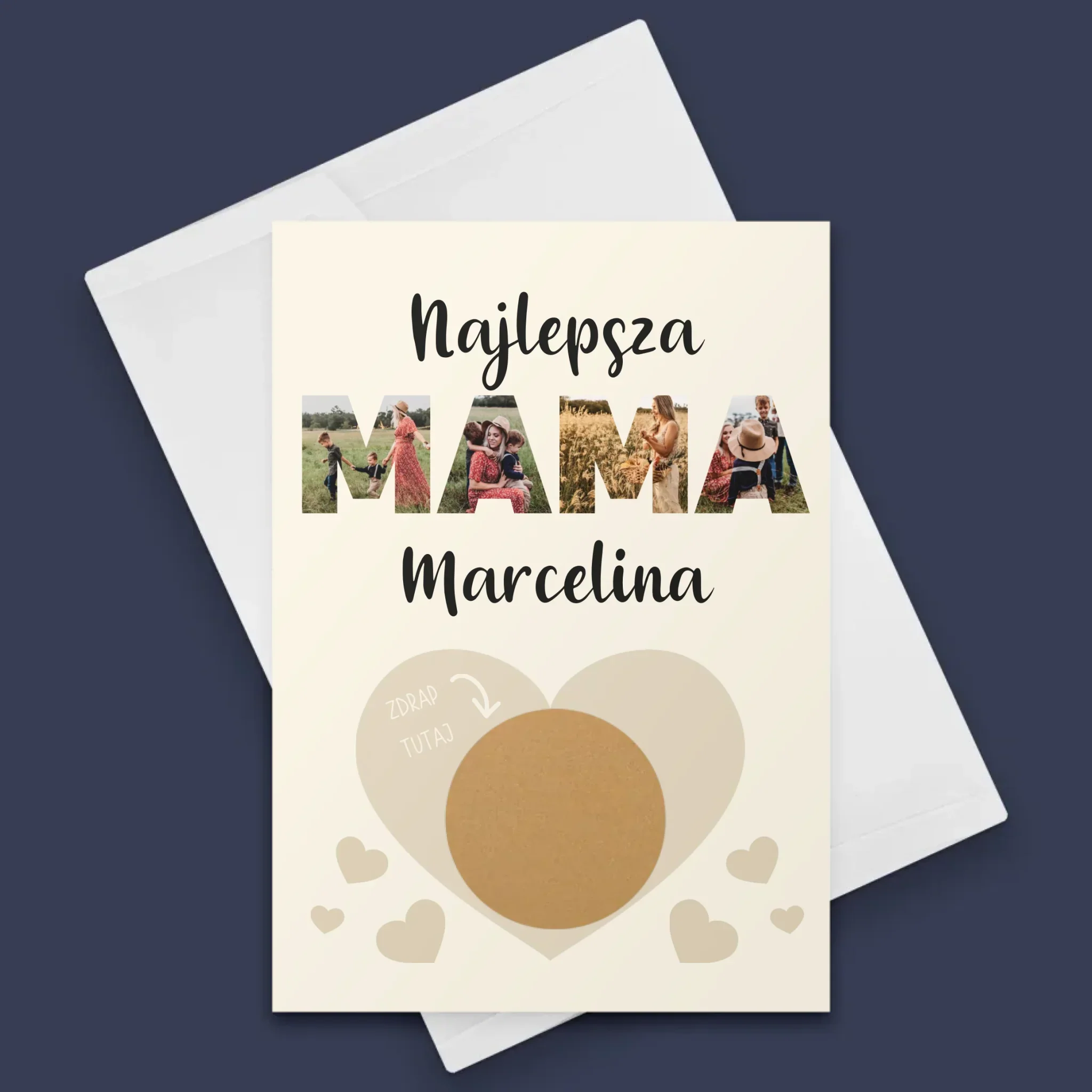 Słowo Ze Zdjęć: Mama - Kartka z Życzeniami - Image 7