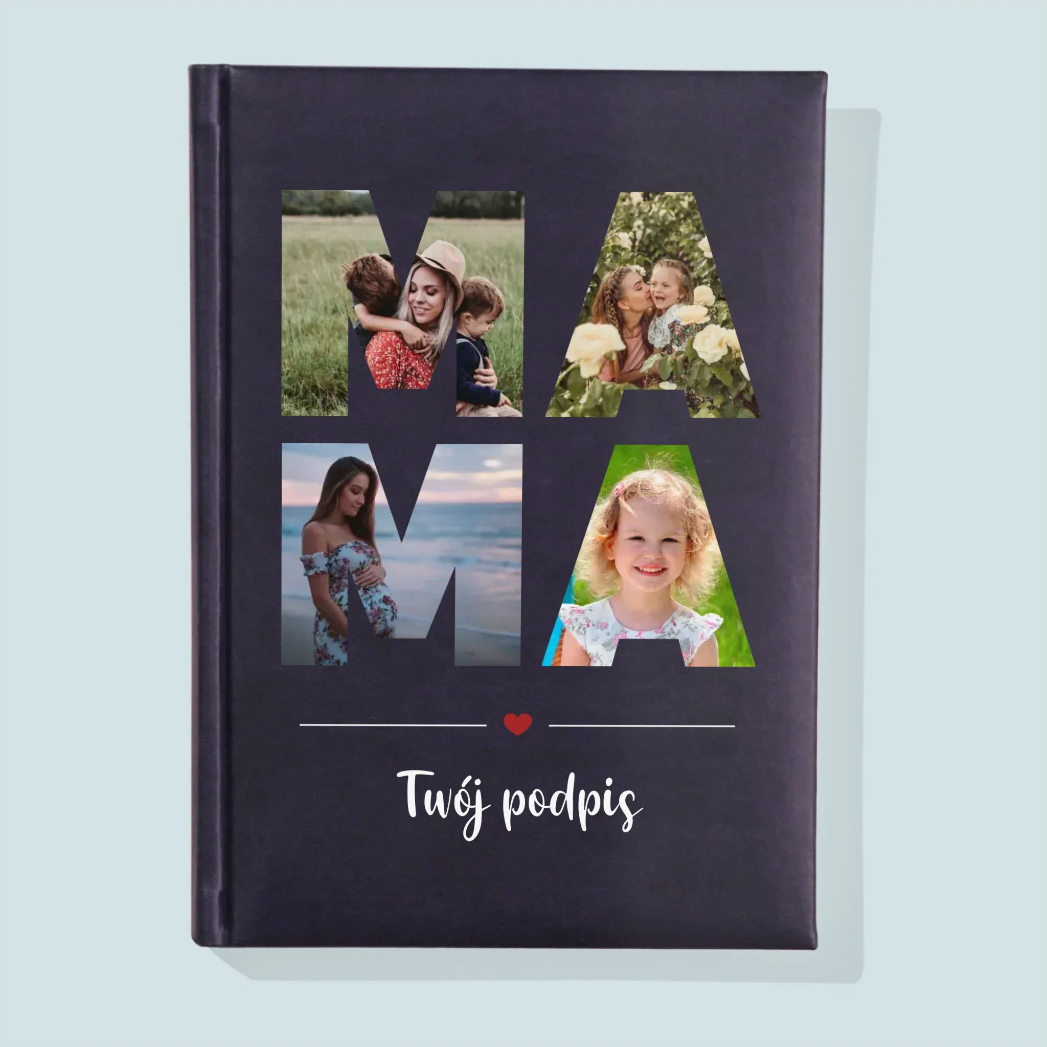 Słowo Ze Zdjęć: Mama - Notes Książkowy z Nadrukiem - Image 2