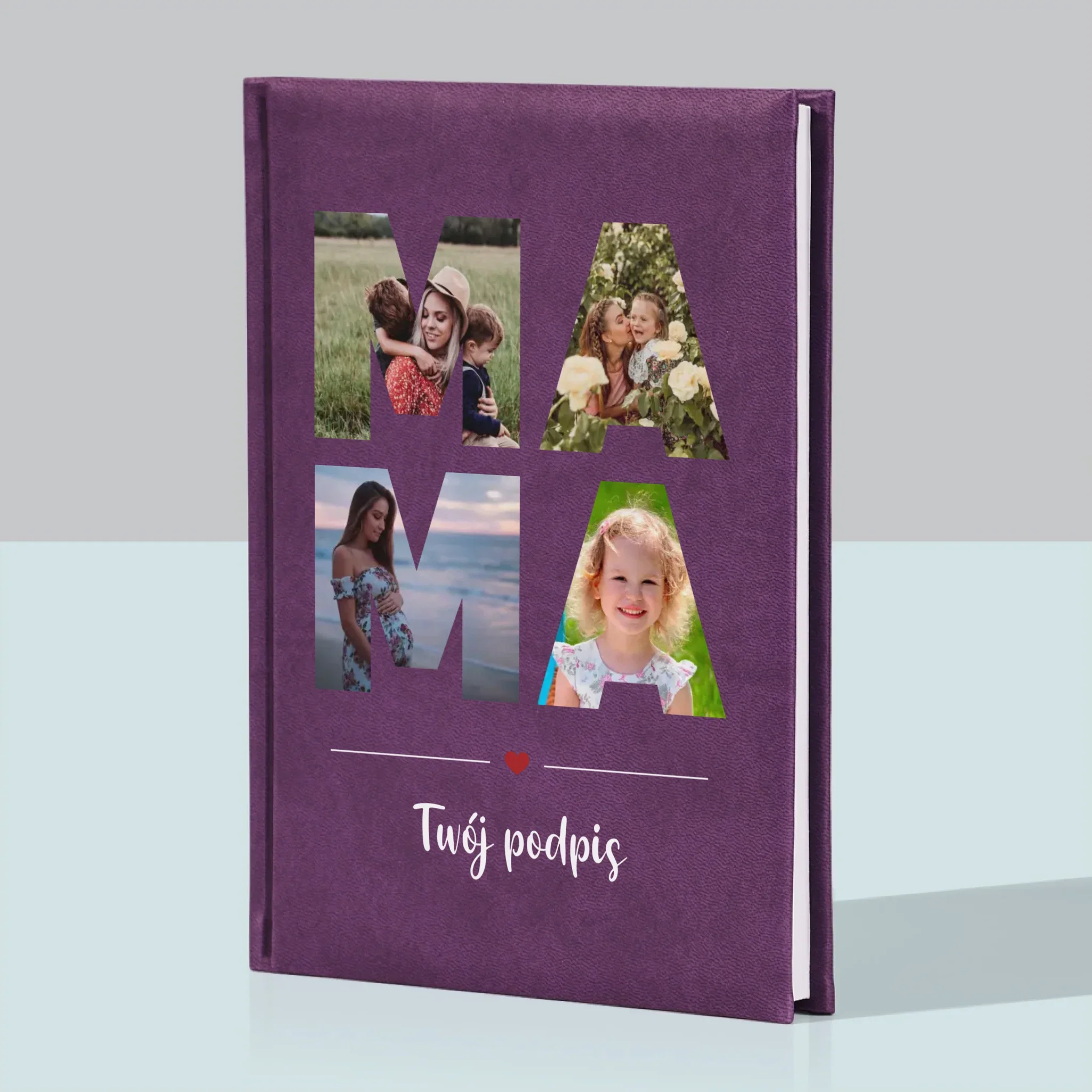 Słowo Ze Zdjęć: Mama - Notes Książkowy z Nadrukiem - Image 5