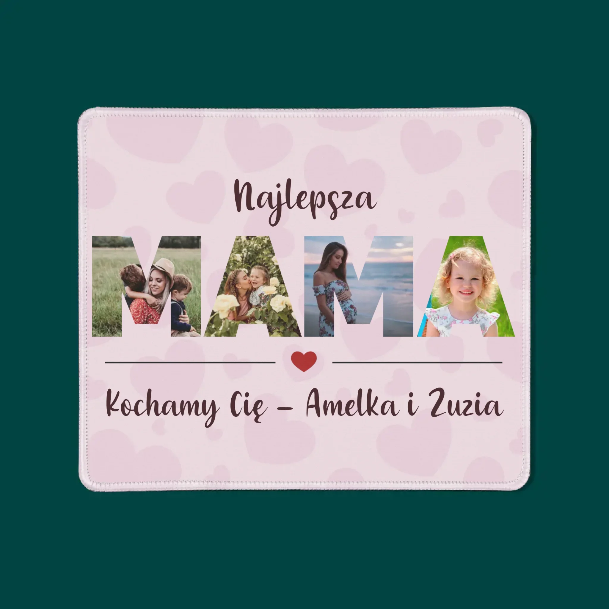 Słowo Ze Zdjęć: Mama - Podkładka Pod Myszkę - Image 3