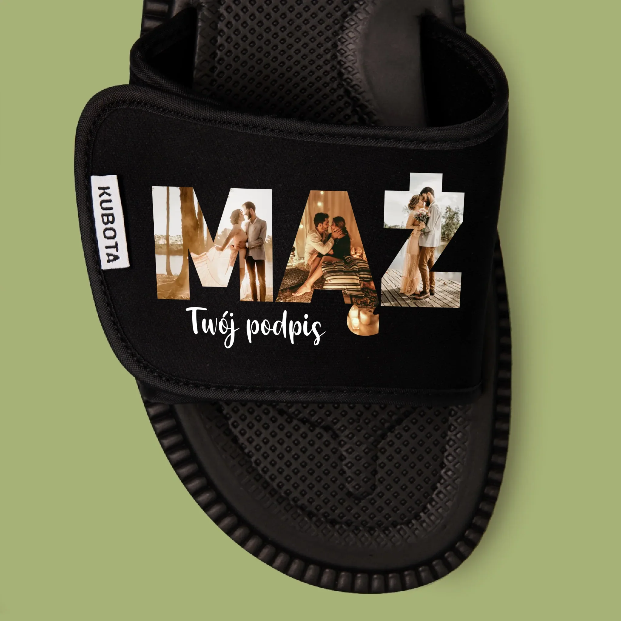 Słowo Ze Zdjęć: Mąż - Klapki Kubota - Image 2