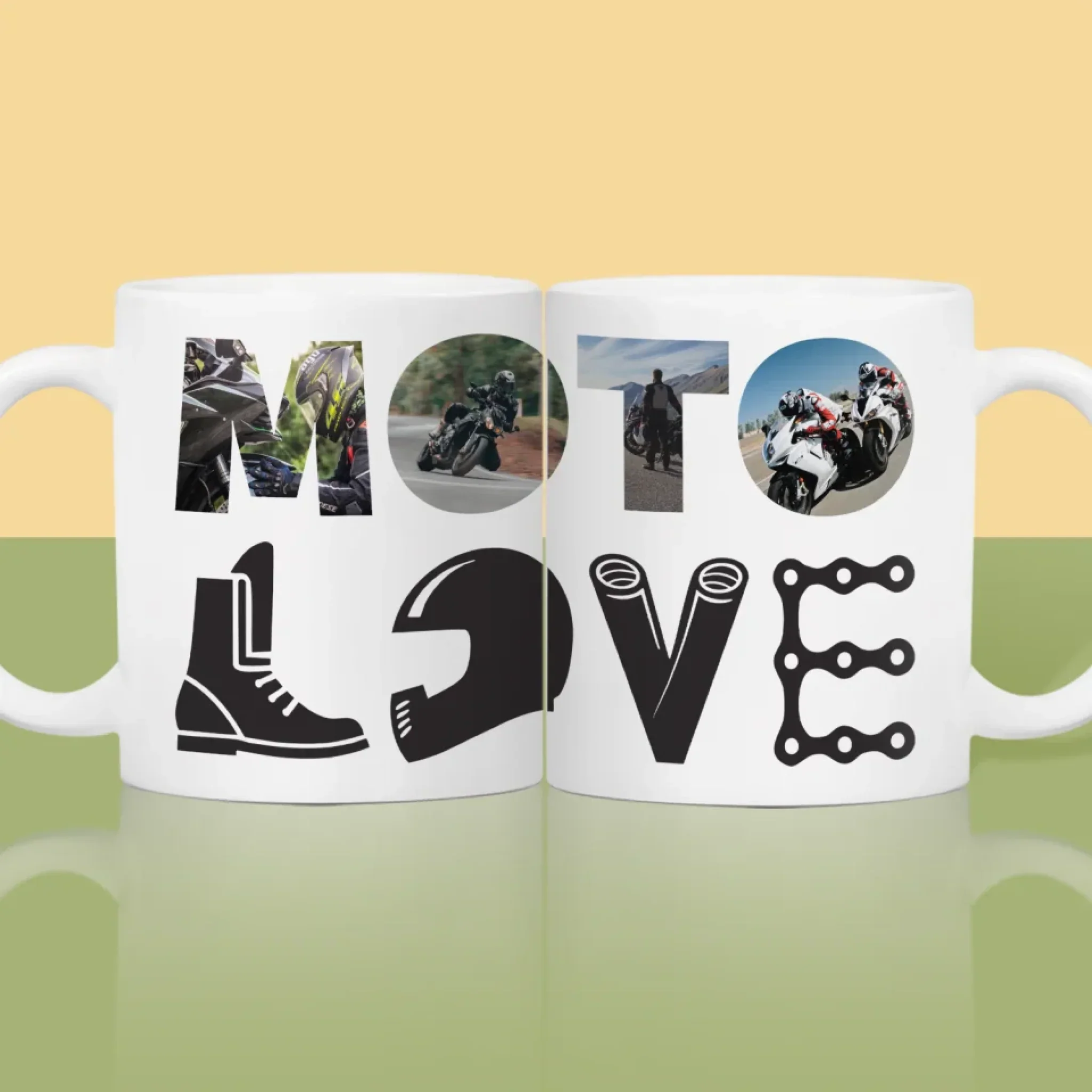 Słowo Ze Zdjęć: Motolove - Kubek z Nadrukiem - Image 2