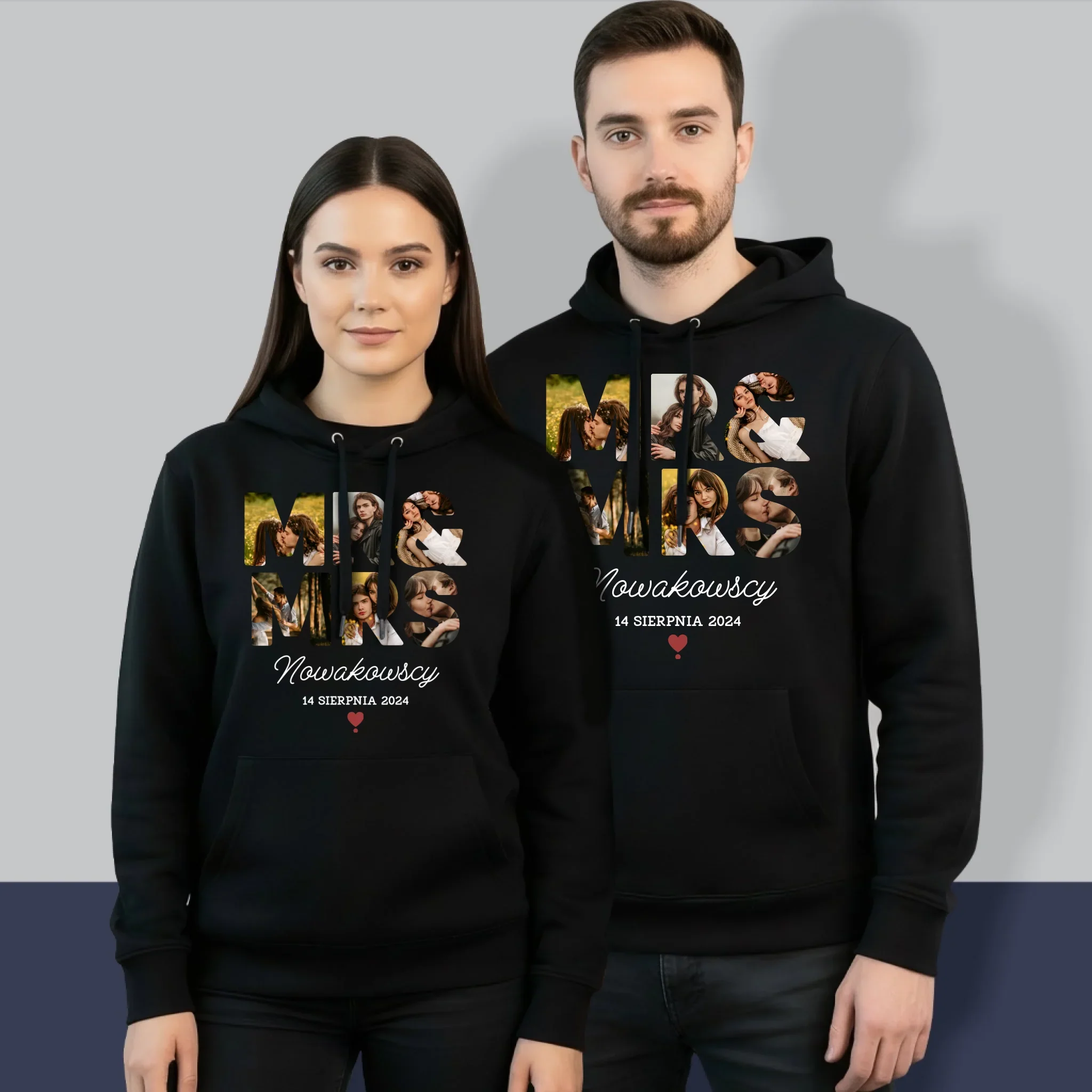 Słowo Ze Zdjęć: Mr&Mrs - Bluzy Dla Par