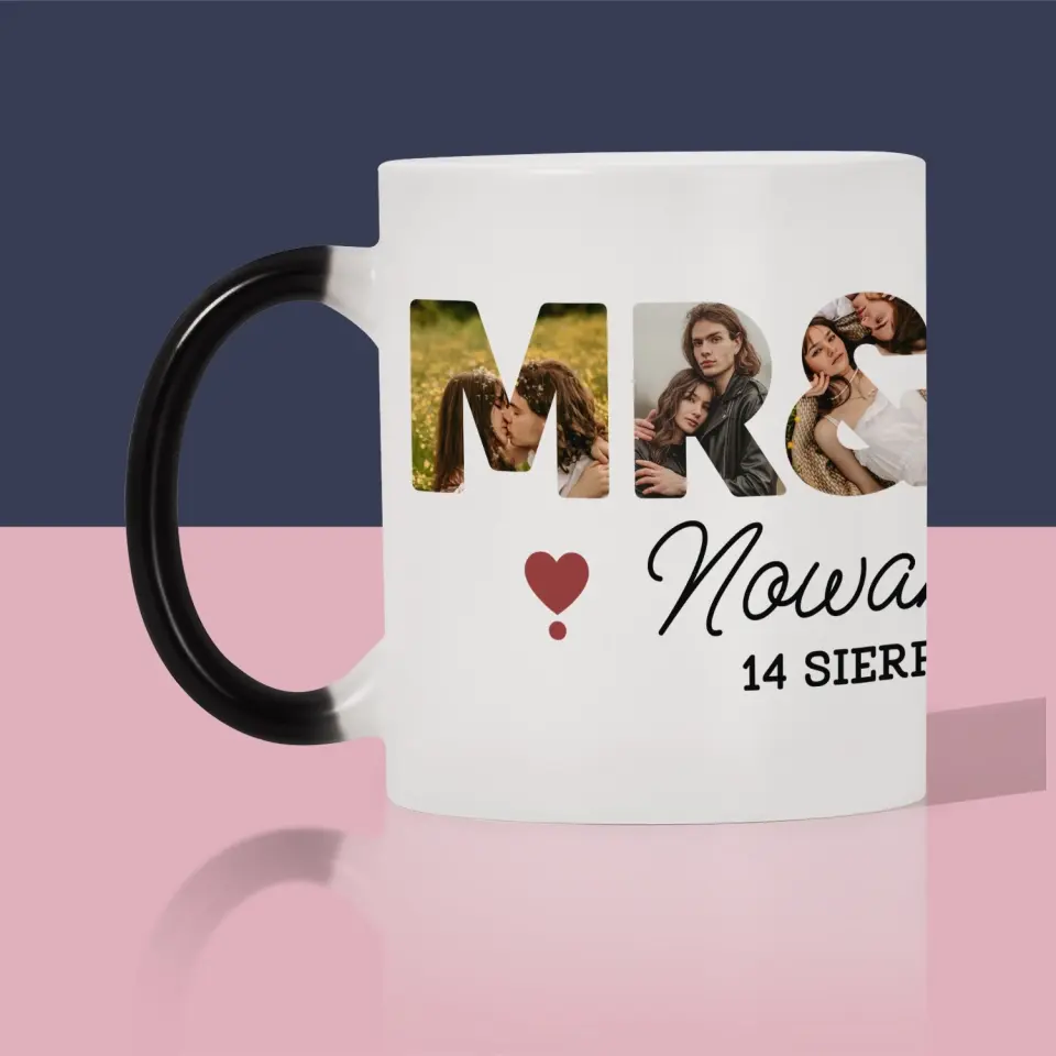 Słowo Ze Zdjęć: Mr&Mrs - Kubek z Nadrukiem - Image 12