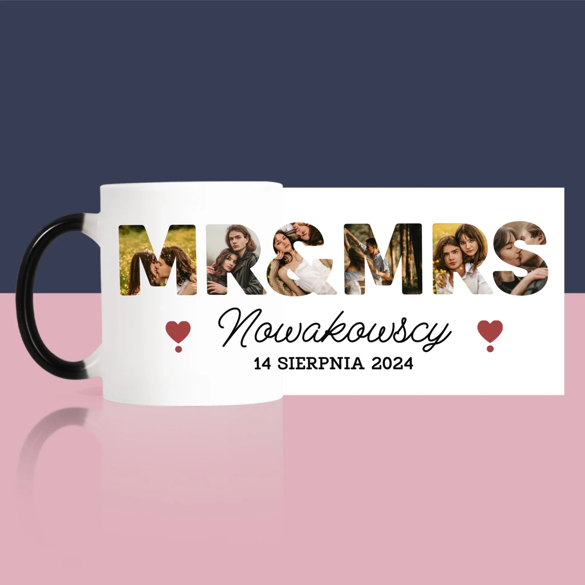 Słowo Ze Zdjęć: Mr&Mrs - Kubek z Nadrukiem - Image 14