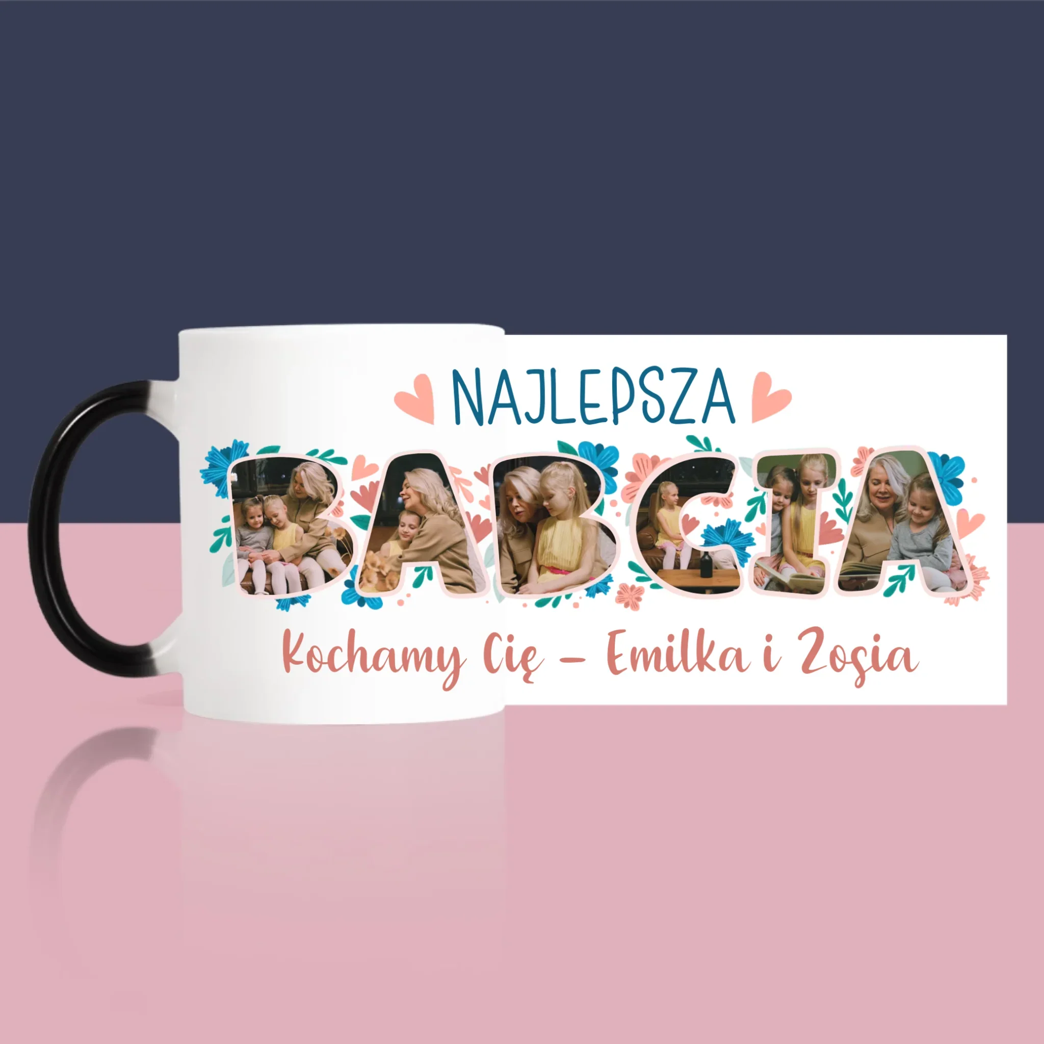 Słowo Ze Zdjęć: Najlepsza Babcia - Kubek z Nadrukiem - Image 7