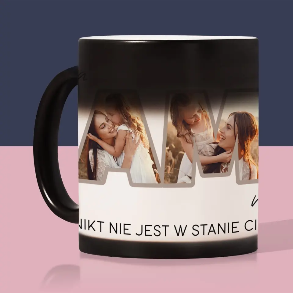 Słowo Ze Zdjęć: Najlepsza Mama Na Świecie Zdjęcia - Kubek z Nadrukiem - Image 9