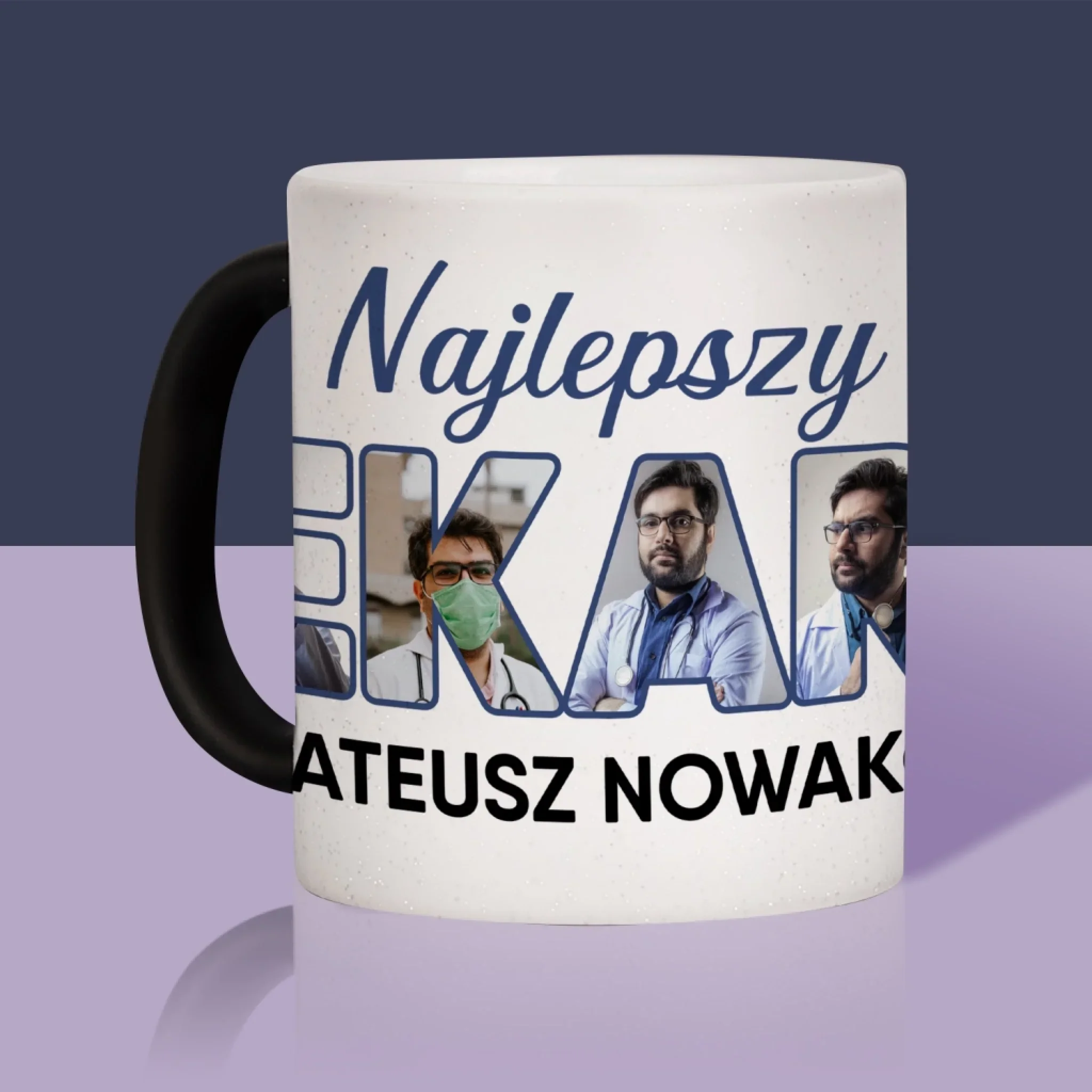 Słowo Ze Zdjęć: Najlepszy Lekarz - Kubek z Nadrukiem - Image 12