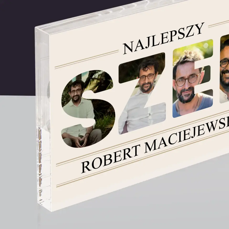 Słowo Ze Zdjęć: Najlepszy Szef 2 - Blok Akrylowy - Image 2
