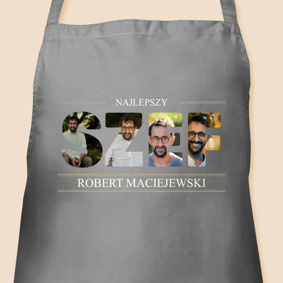 Słowo Ze Zdjęć: Najlepszy Szef 2 - Fartuch z Nadrukiem - Image 3