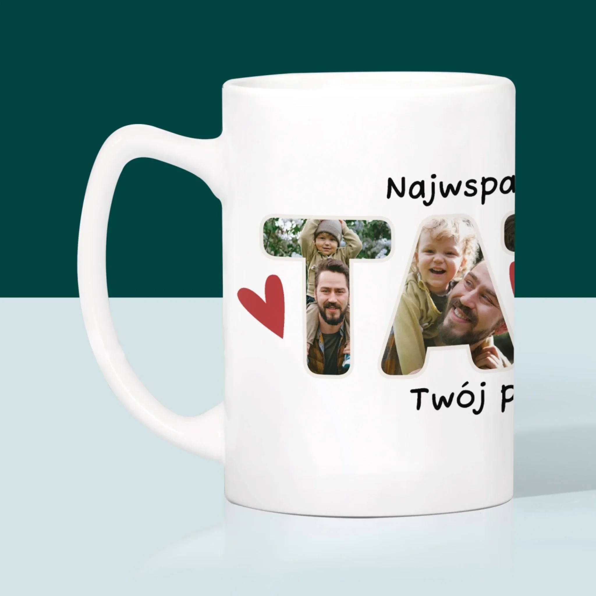 Słowo Ze Zdjęć: Najwspanialszy Tatuś - Kubek z Nadrukiem - Image 4