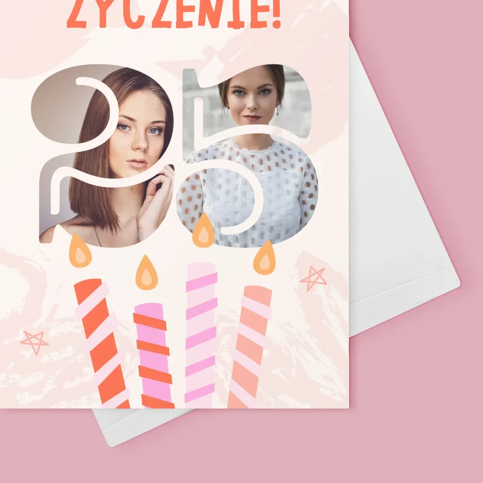 Słowo ze Zdjęć: Pomyśl Życzenie - Kartka z Życzeniami - Image 4
