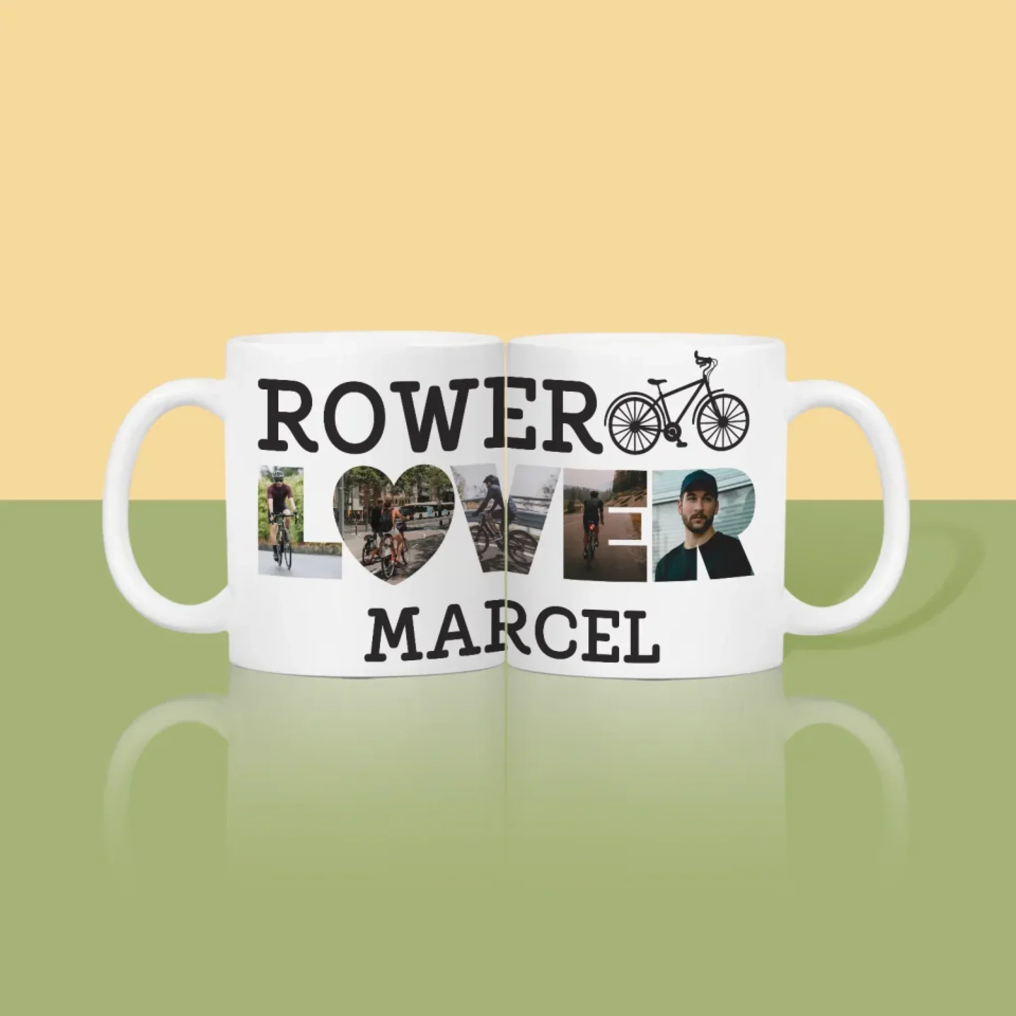 Słowo Ze Zdjęć: Rower Lover - Kubek z Nadrukiem