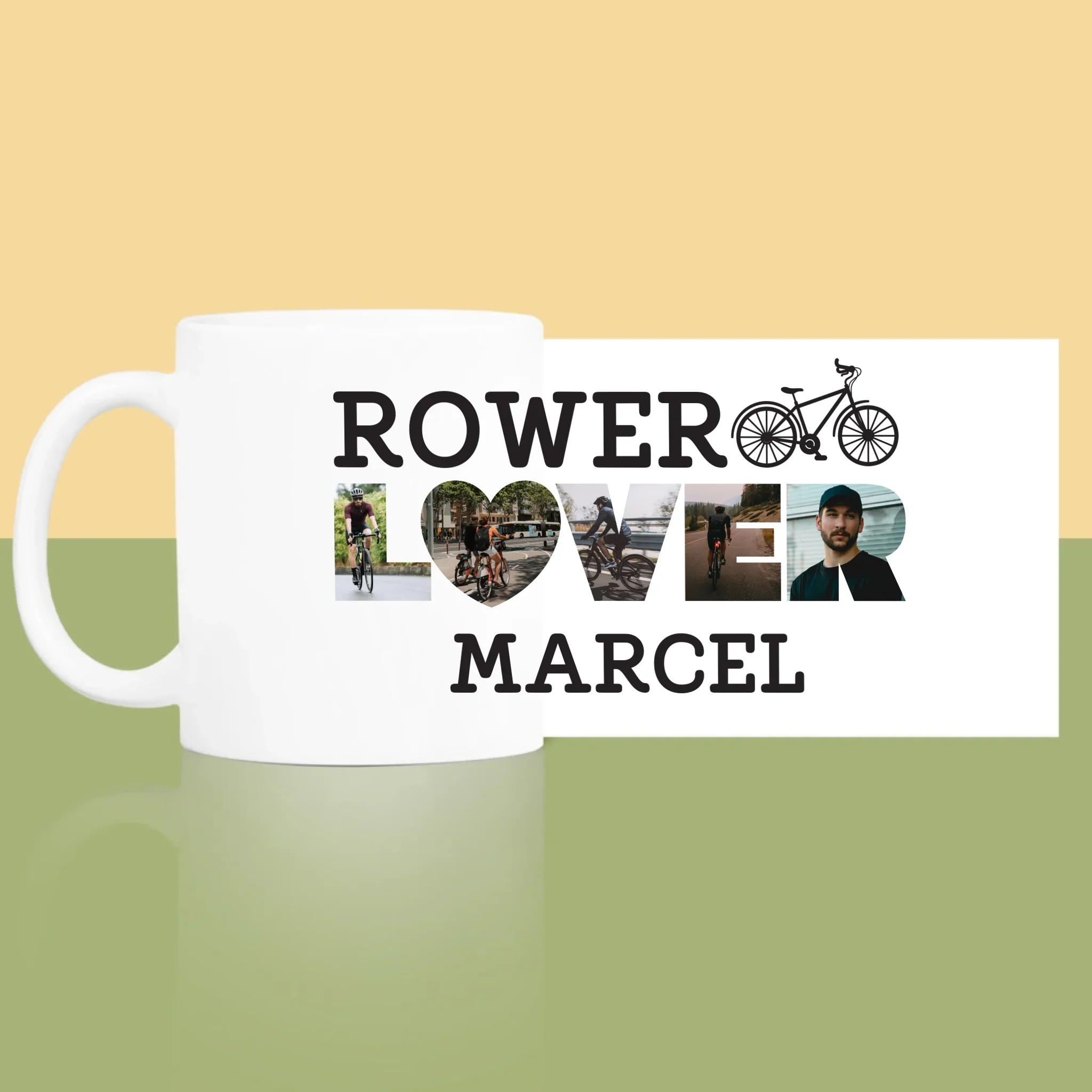 Słowo Ze Zdjęć: Rower Lover - Kubek z Nadrukiem - Image 4